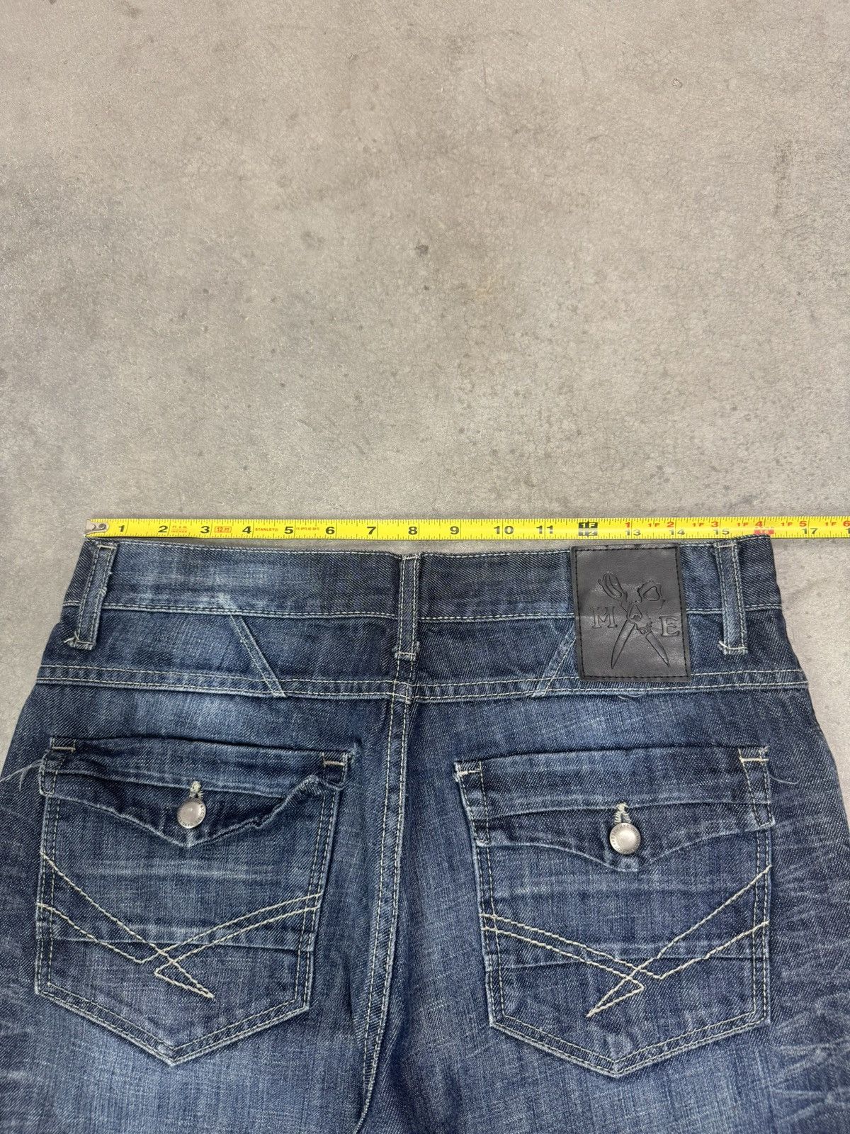 Marc Ecko Vintage Y2K Marc Echo Denim Jeans 32x30 Baggy Wide Leg Size US 32 / EU 48 - 17 Thumbnail