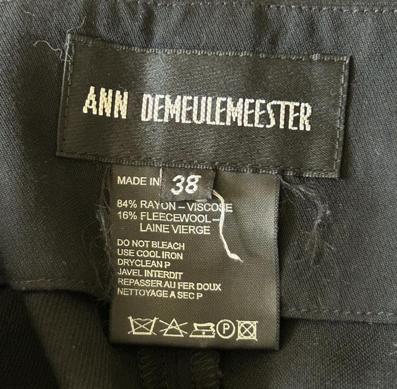 Ann Demeulemeester Ann Demeulemeester Belted Skirt Size 30" / US 8 / IT 44 - 7 Thumbnail
