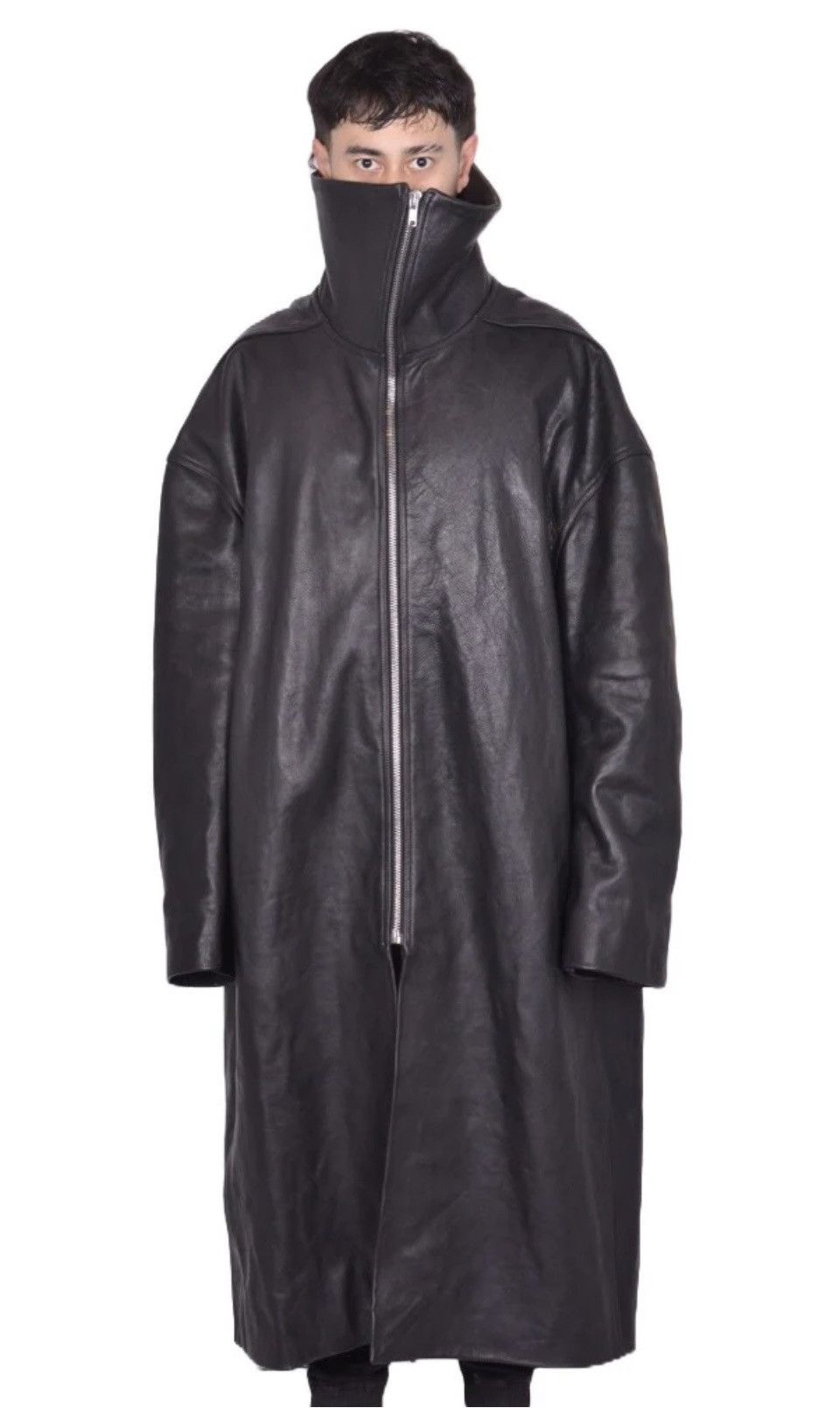 Rick Owens Trench Black | Grailed