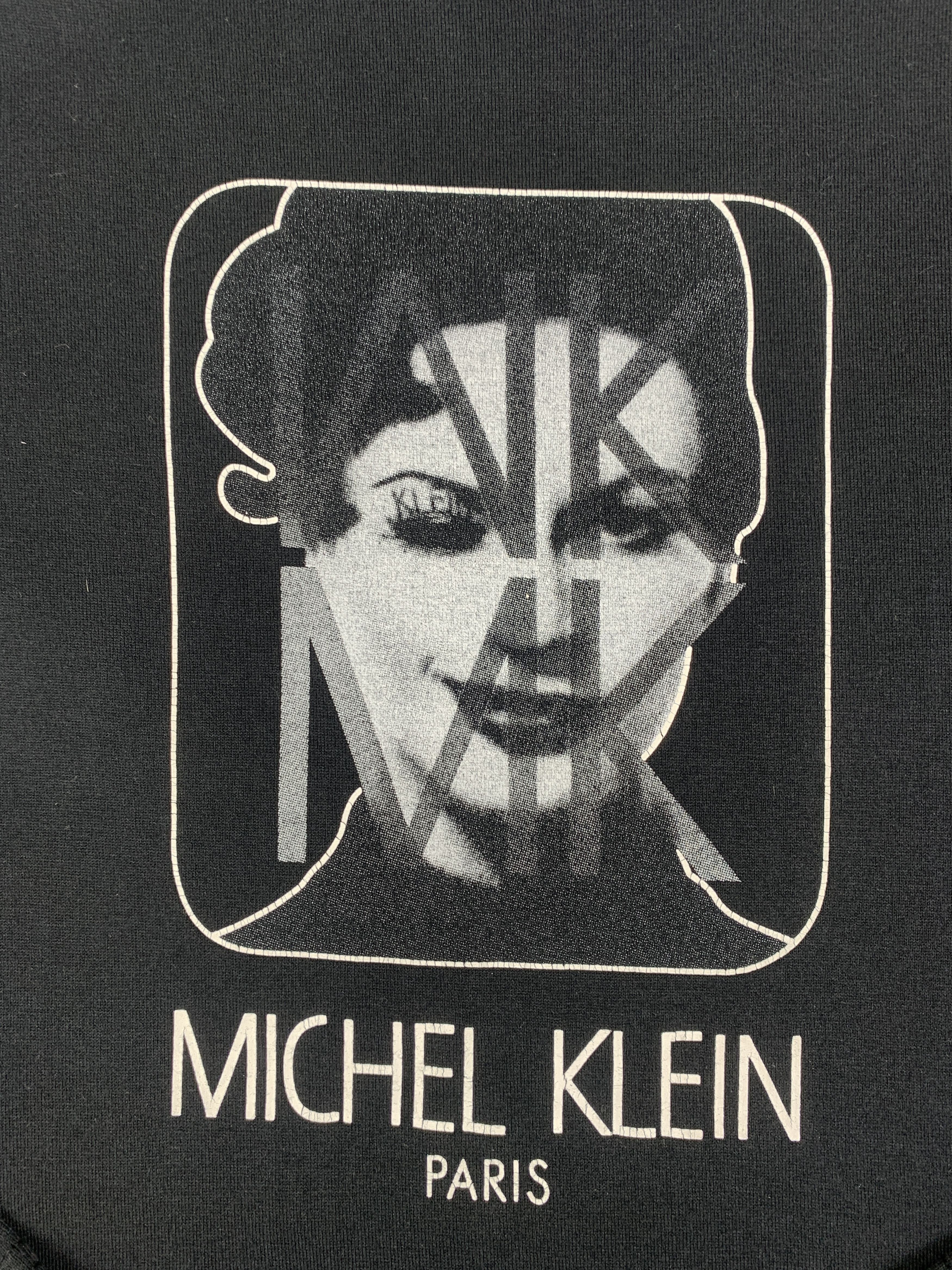 Michel Klein 2000s Michel Klein Black Girl Graphic Top (S to M) Size S / US 4 / IT 40 - 4 Thumbnail