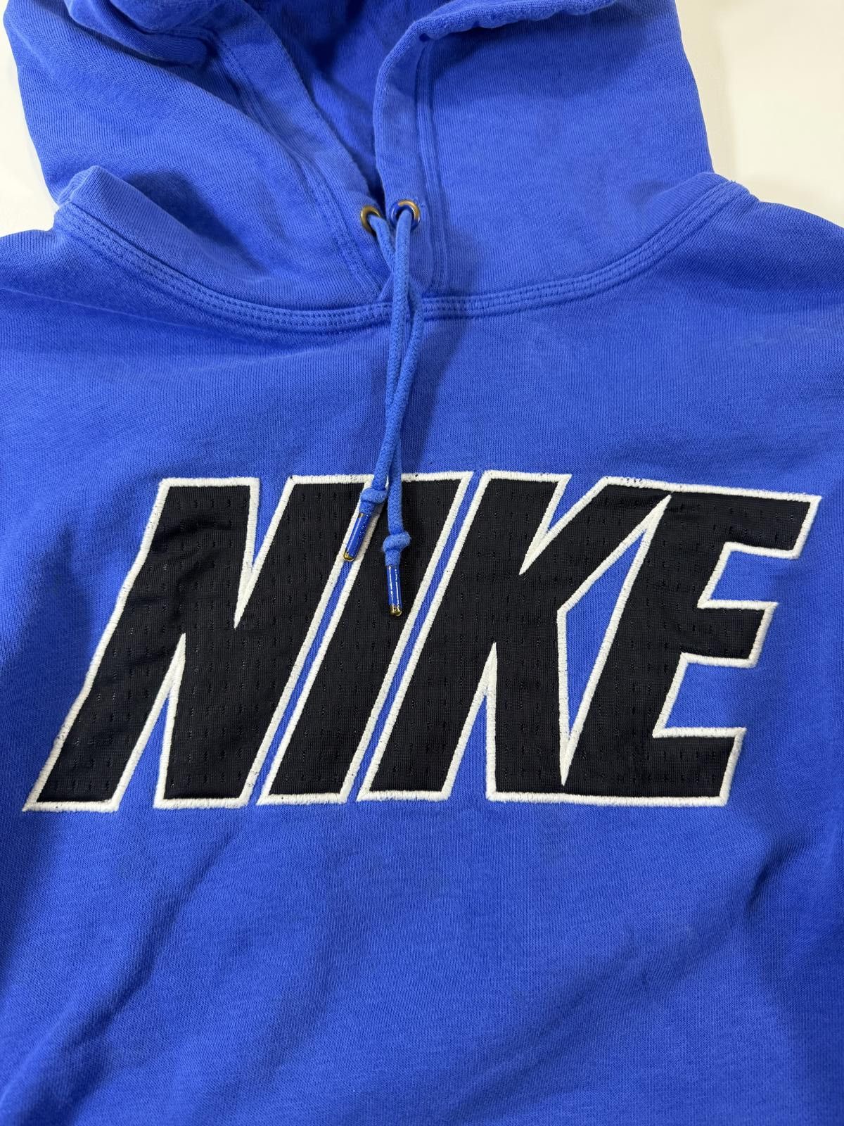 Nike Nike Blue Pullover Hoodie with Black Logo Size US S / EU 44-46 / 1 - 2 Thumbnail