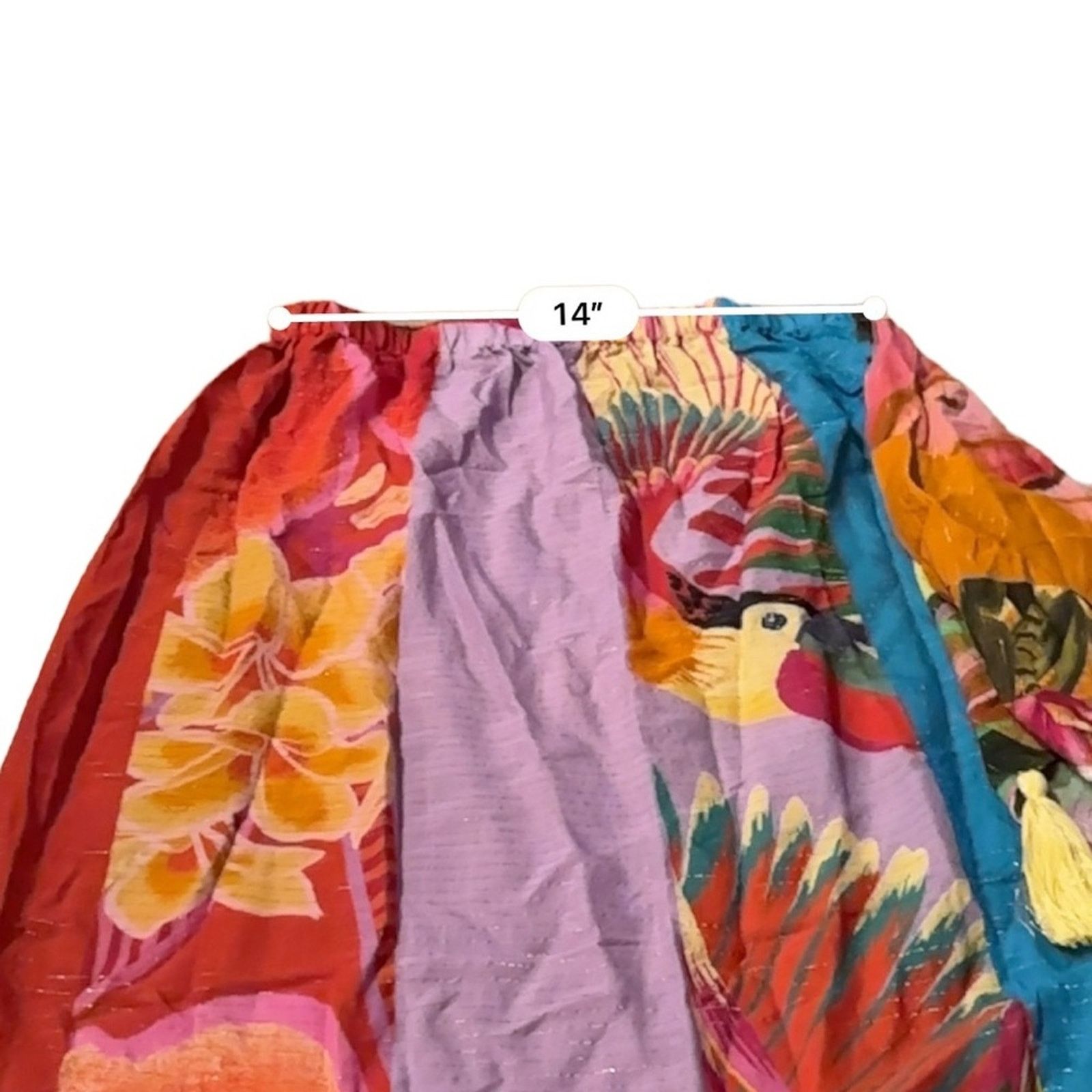 Farm Rio Farm Rio Rainbow Forest Tropical Multicolor Toucan Sarong Size ONE SIZE - 7 Thumbnail