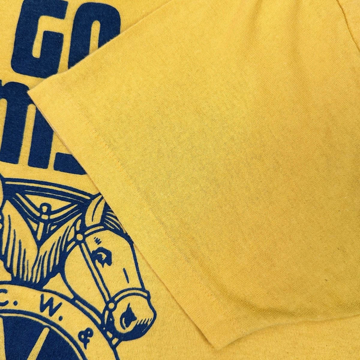 Vintage Vintage DevKnit Go Teamsters! Single Stitch Crew Neck Tee Size US L / EU 52-54 / 3 - 4 Thumbnail