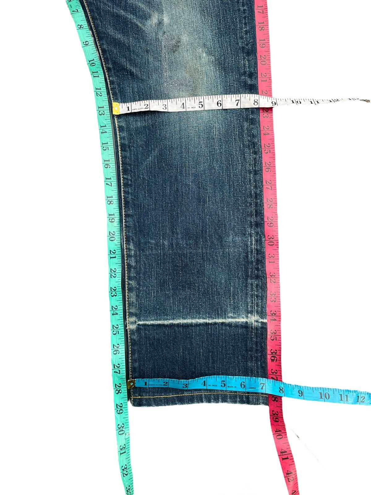 Japanese Brand Ships Redline Selvedge Denim Size US 36 / EU 52 - 13 Thumbnail