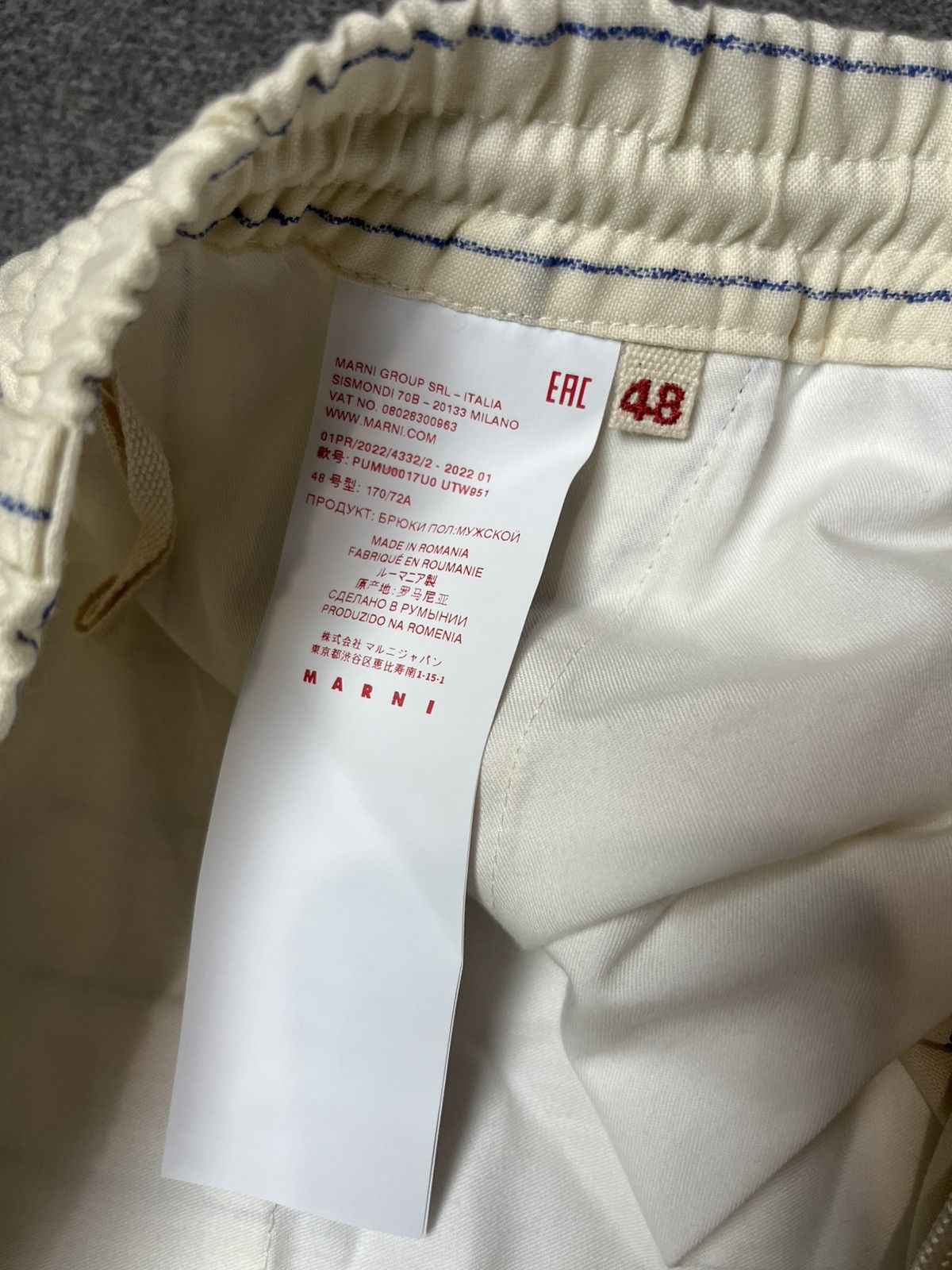 Marni Marni light chinos pants Size US 34 / EU 50 - 7 Thumbnail