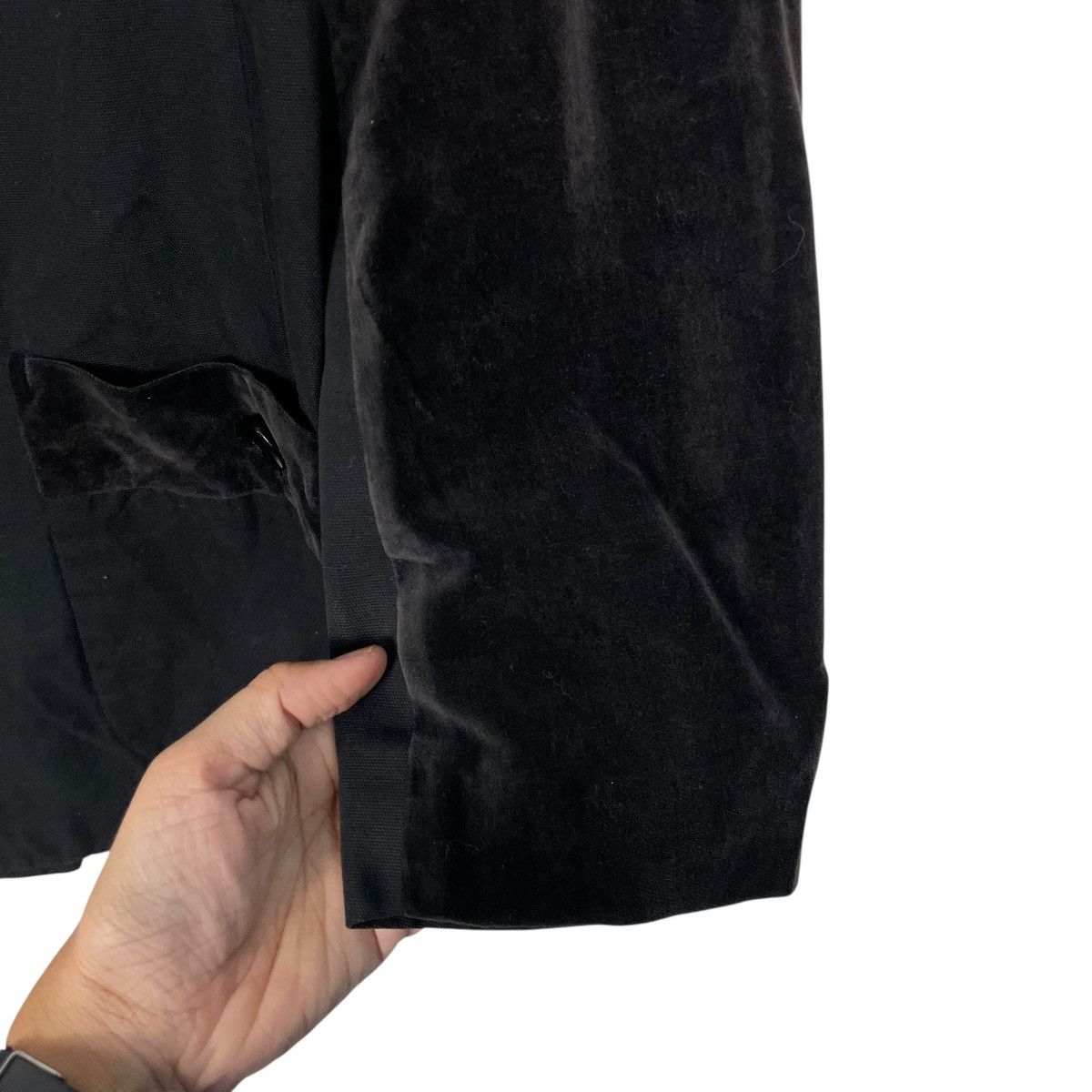 Issey Miyake Issey Miyake Men Mandarin Velvet Sleeve Jacket Size US M / EU 48-50 / 2 - 13 Thumbnail