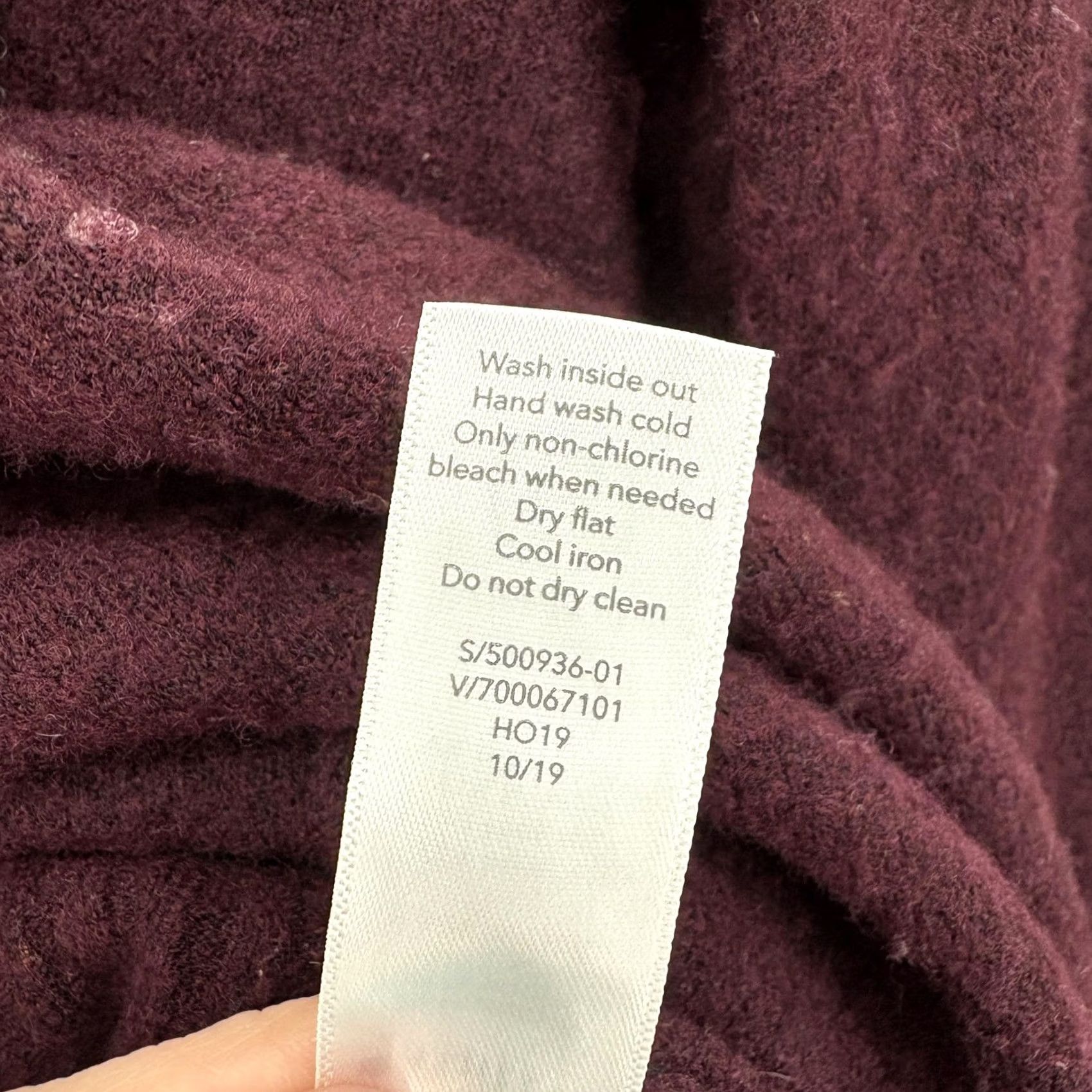 Athleta Athleta Sweater Womens Small Red Multicolor Knit Turtleneck Wool Blend Pullover Casual Winter Relaxed Long Sleeve Tight-Knit Merino Wool Cozy Size S / US 4 / IT 40 - 6 Thumbnail