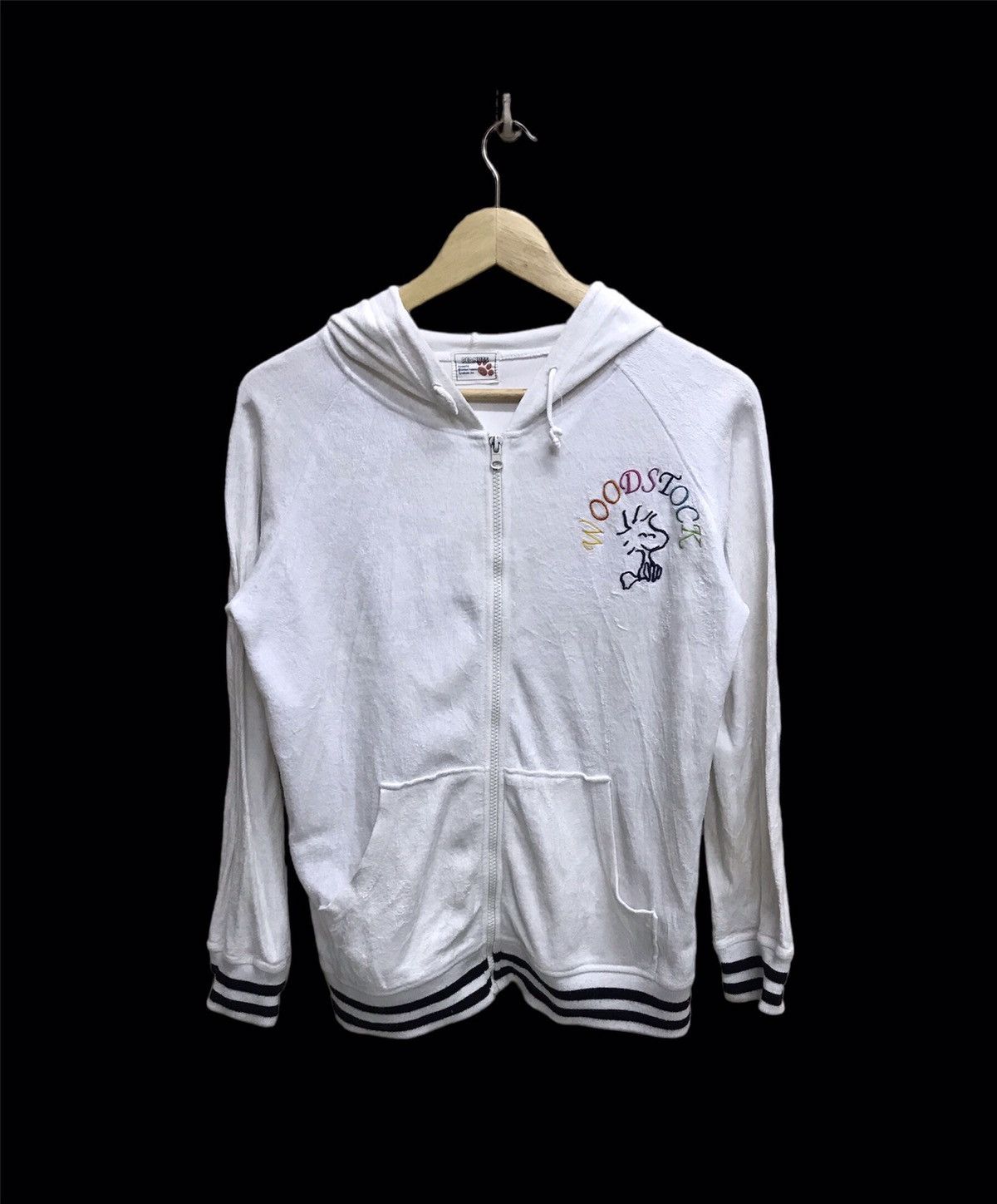 Cartoon Network Vintage 90s Peanuts Woodstock Fleece Sweater Hoodie Size US S / EU 44-46 / 1 - 2 Thumbnail