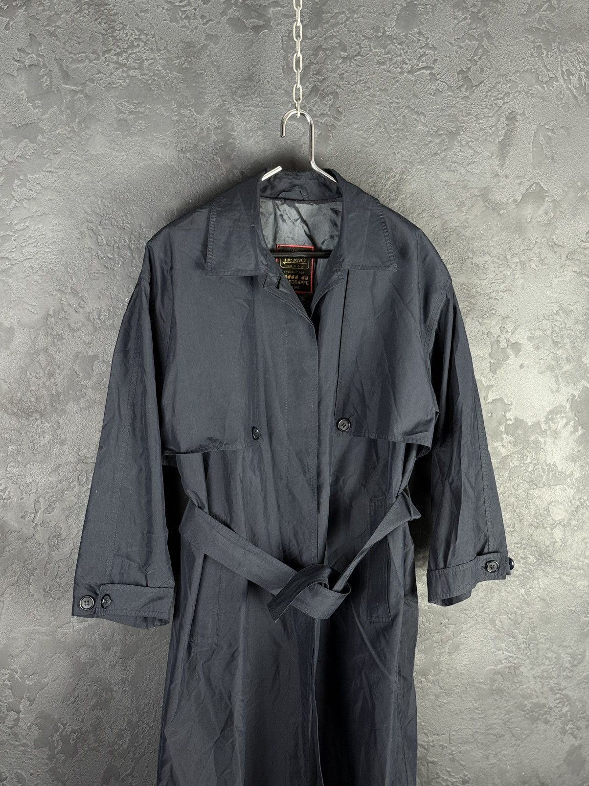 Herno HERNO Vintage Made in Italy Light Belted Trench Coat Size L / US 10 / IT 46 - 2 Thumbnail