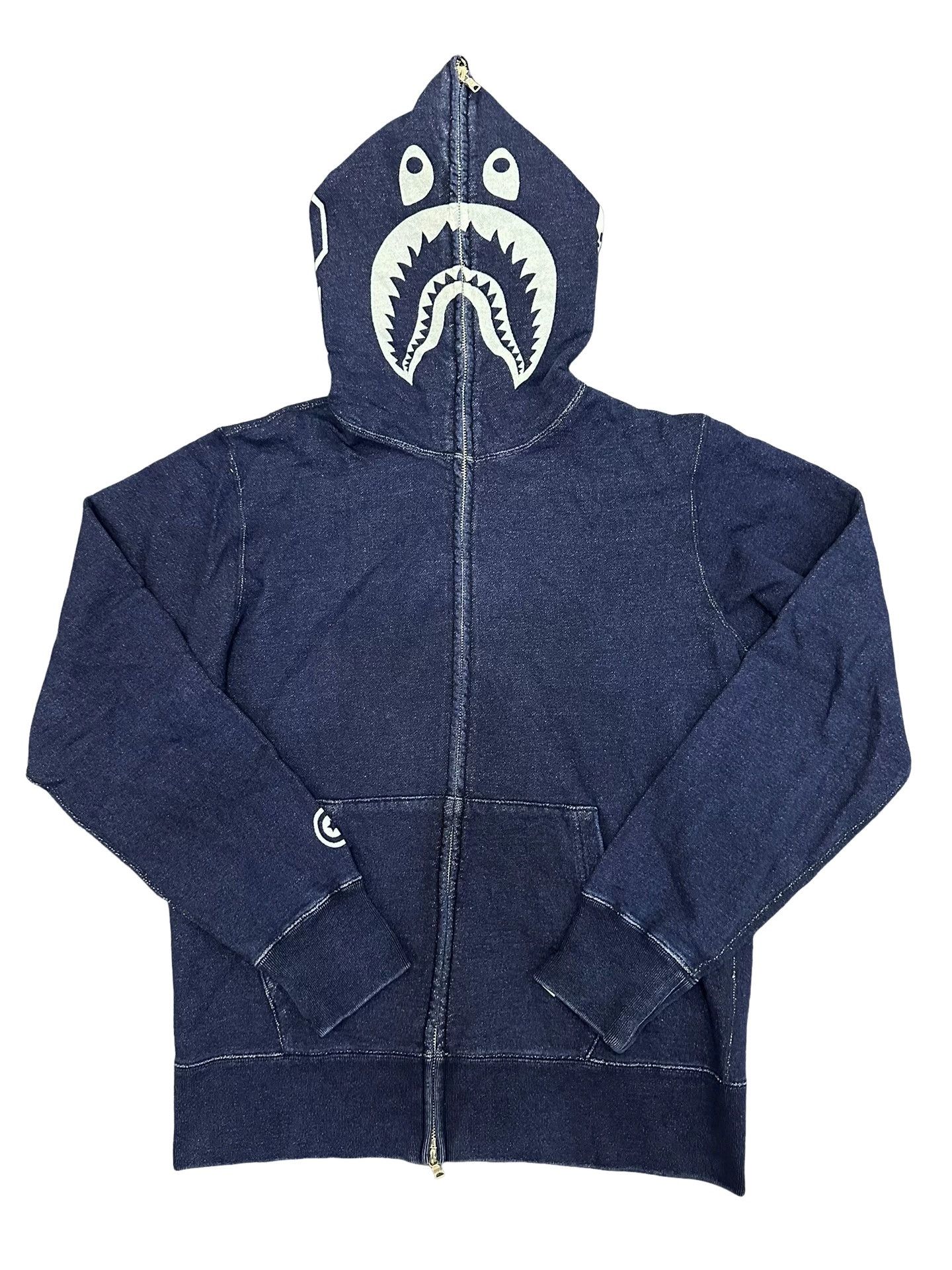 Bape BAPE Full Zip Shark Hoodie Size L Size US L / EU 52-54 / 3 - 1 Thumbnail