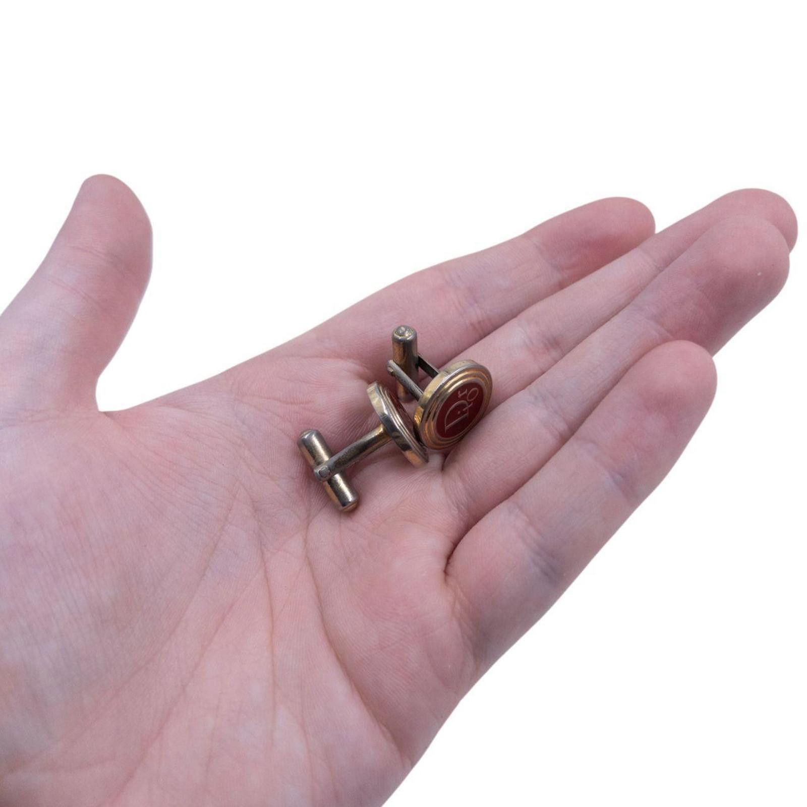 Dior Vintage 90s Dior Embossed Cufflinks Size ONE SIZE - 6 Thumbnail
