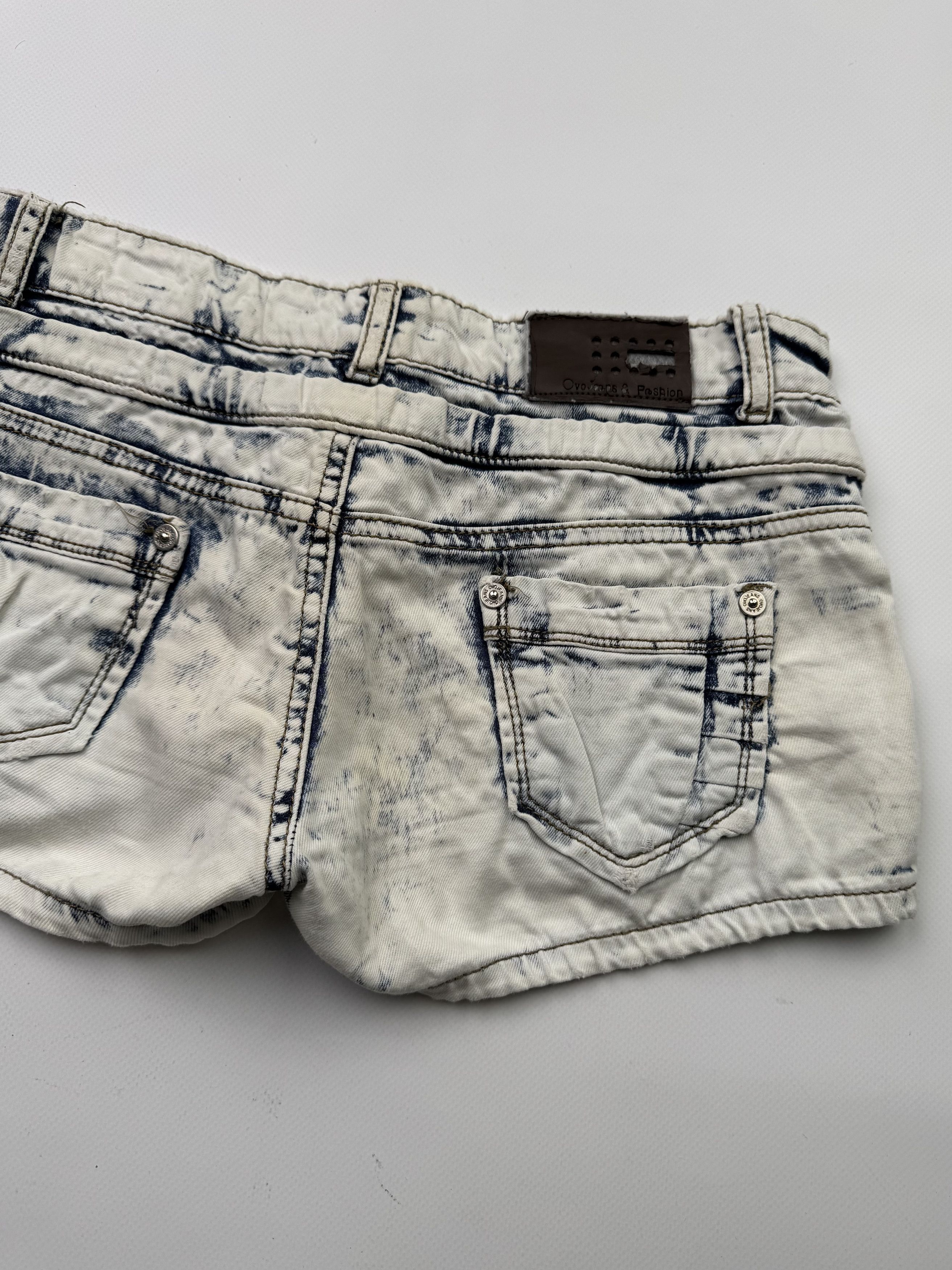 Vintage Vintage Distressed Mini Shorts B522(V339)E2 Size 27" / US 4 / IT 40 - 11 Thumbnail