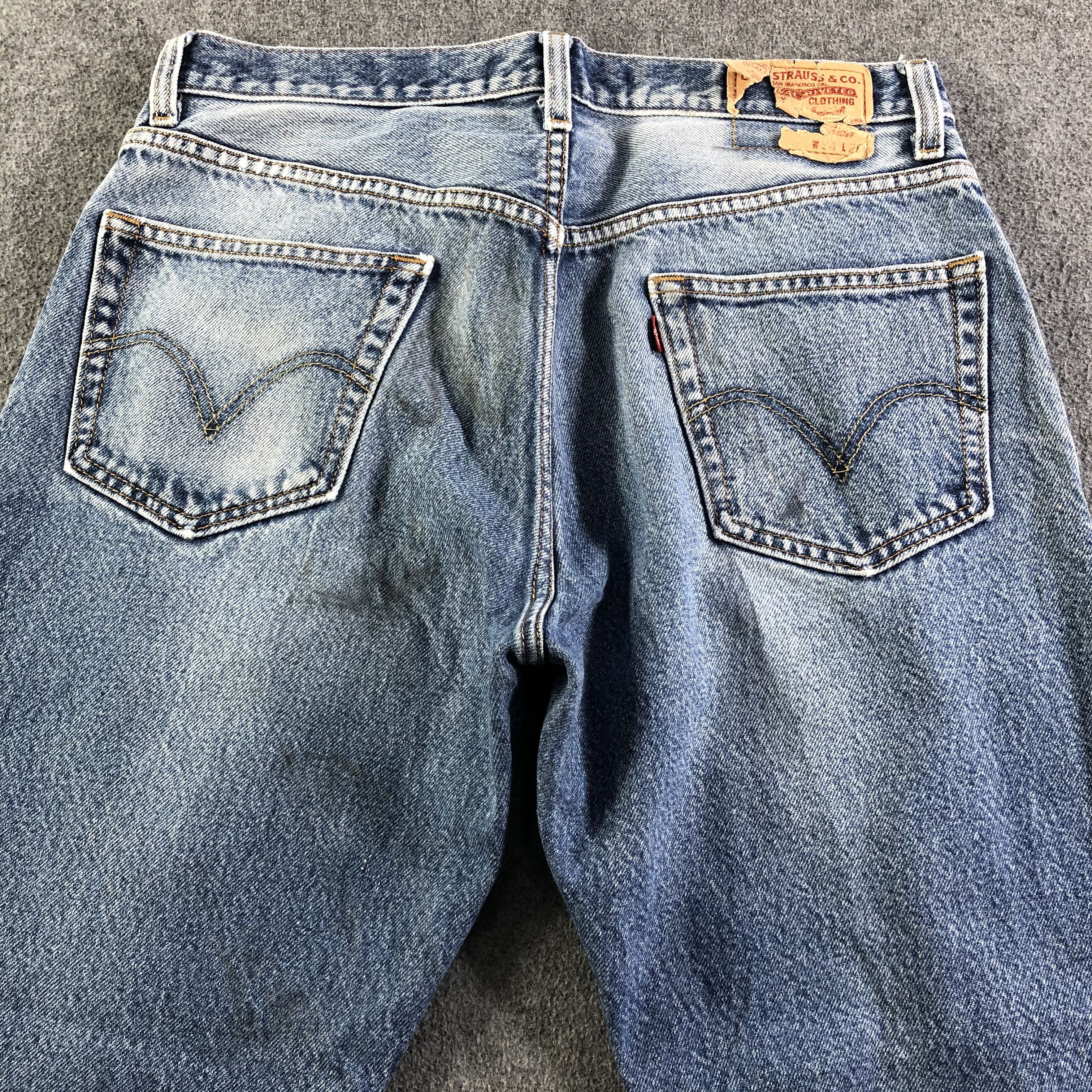 Levi's Vintage Blue Wash Levis 505 Jeans-J3468 Size US 34 / EU 50 - 4 Thumbnail