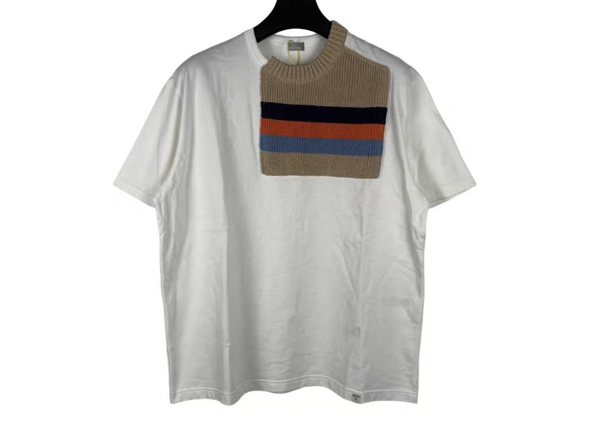 Kolor Kolor x BEACON Paneled Knit Short Sleeve J31 Size US S / EU 44-46 / 1 - 1 Thumbnail