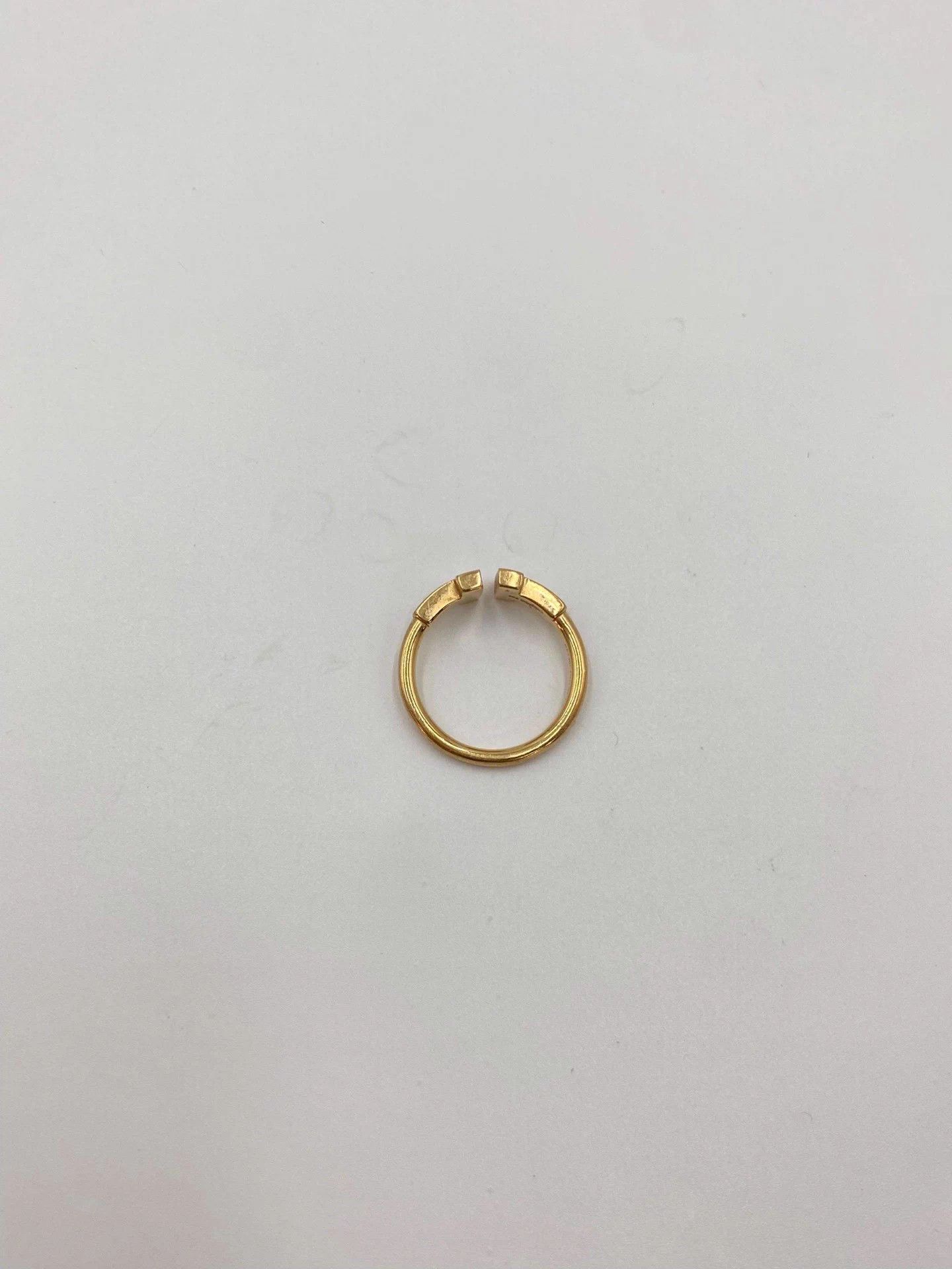 Tiffany & Co. TiffanyRoseGoldDoubleTHalfDiamondCoilRing49 Size ONE SIZE - 2 Thumbnail