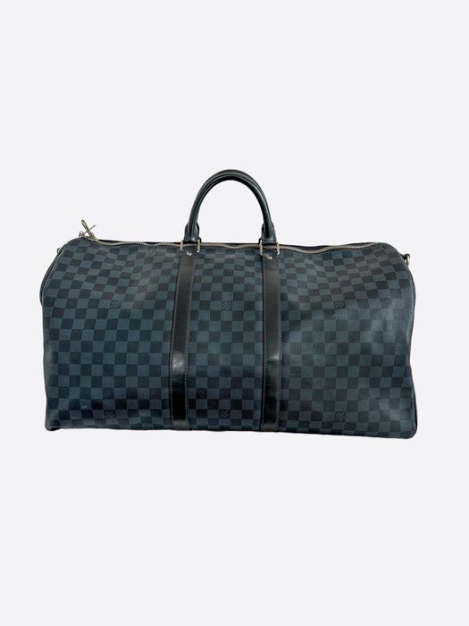 Louis Vuitton Damier Cobalt Keepall 55 RARE