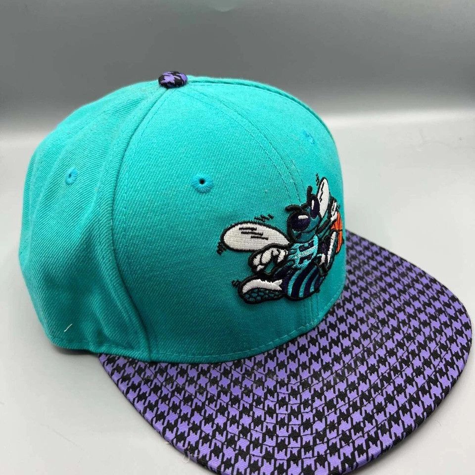 New Era Charlotte Hornets Hat Men 9Fifty New Era Strap Back Cap Size ONE SIZE - 4 Thumbnail