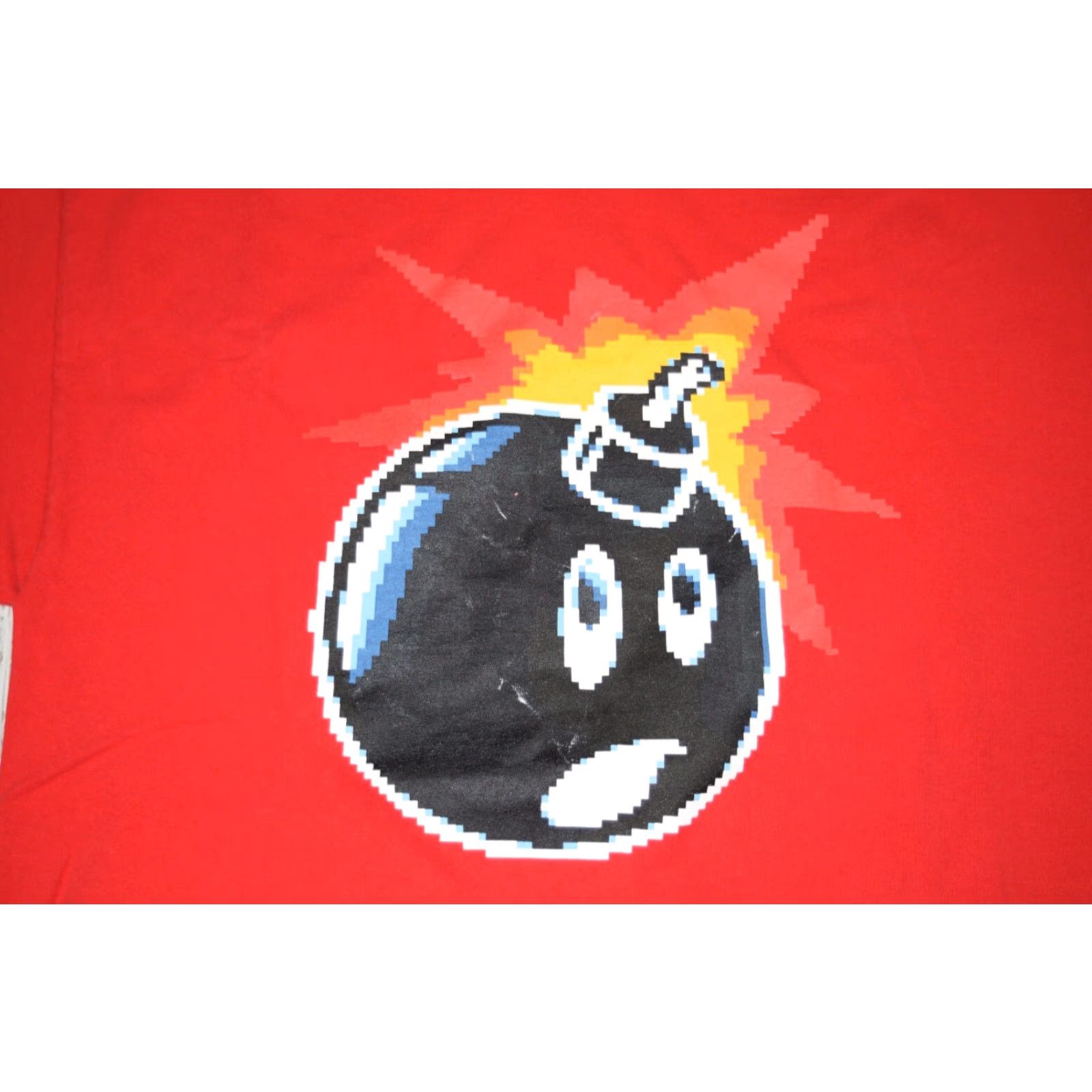 The Hundreds VINTAGE The Hundreds Adam Bomb Mens Short Sleeve Red Shirt 8-Bit Pixel Logo Skate Shirt L Red Logo Mens Size US L / EU 52-54 / 3 - 2 Thumbnail