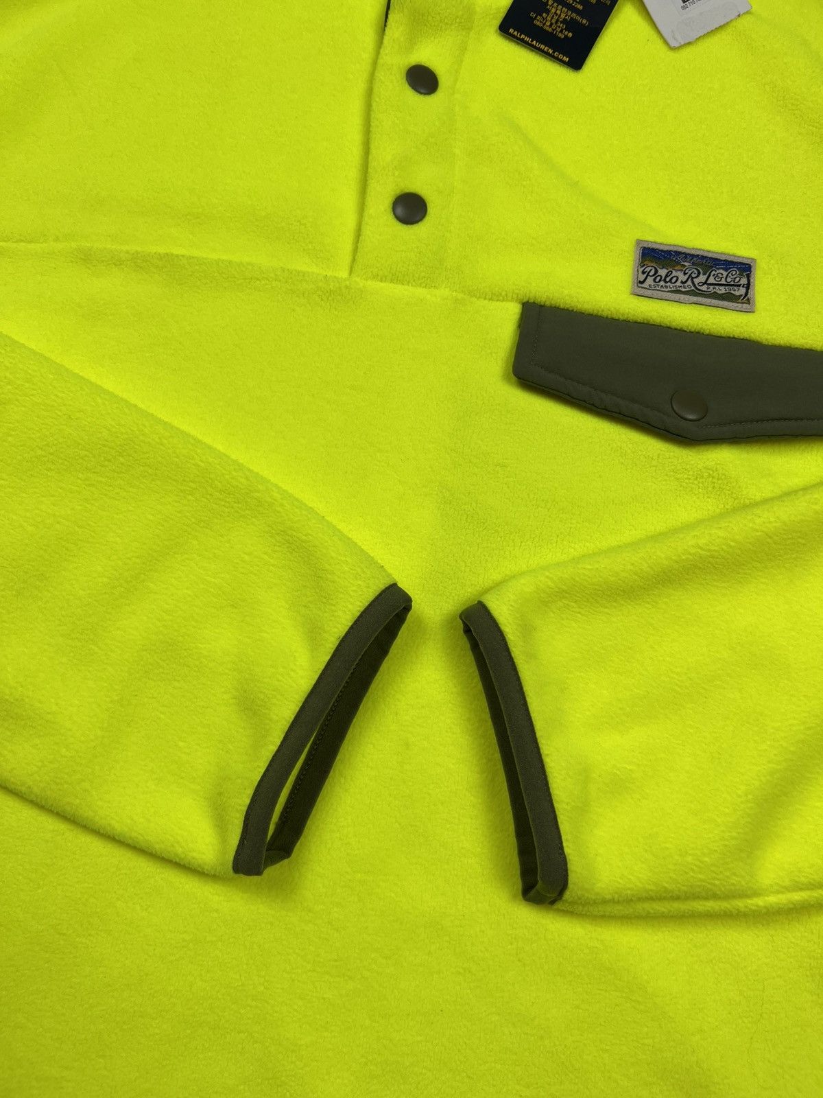 Polo Ralph Lauren NWT Polo Ralph Lauren Voyager Fleece Pullover Safety Yello M Size US M / EU 48-50 / 2 - 6 Thumbnail