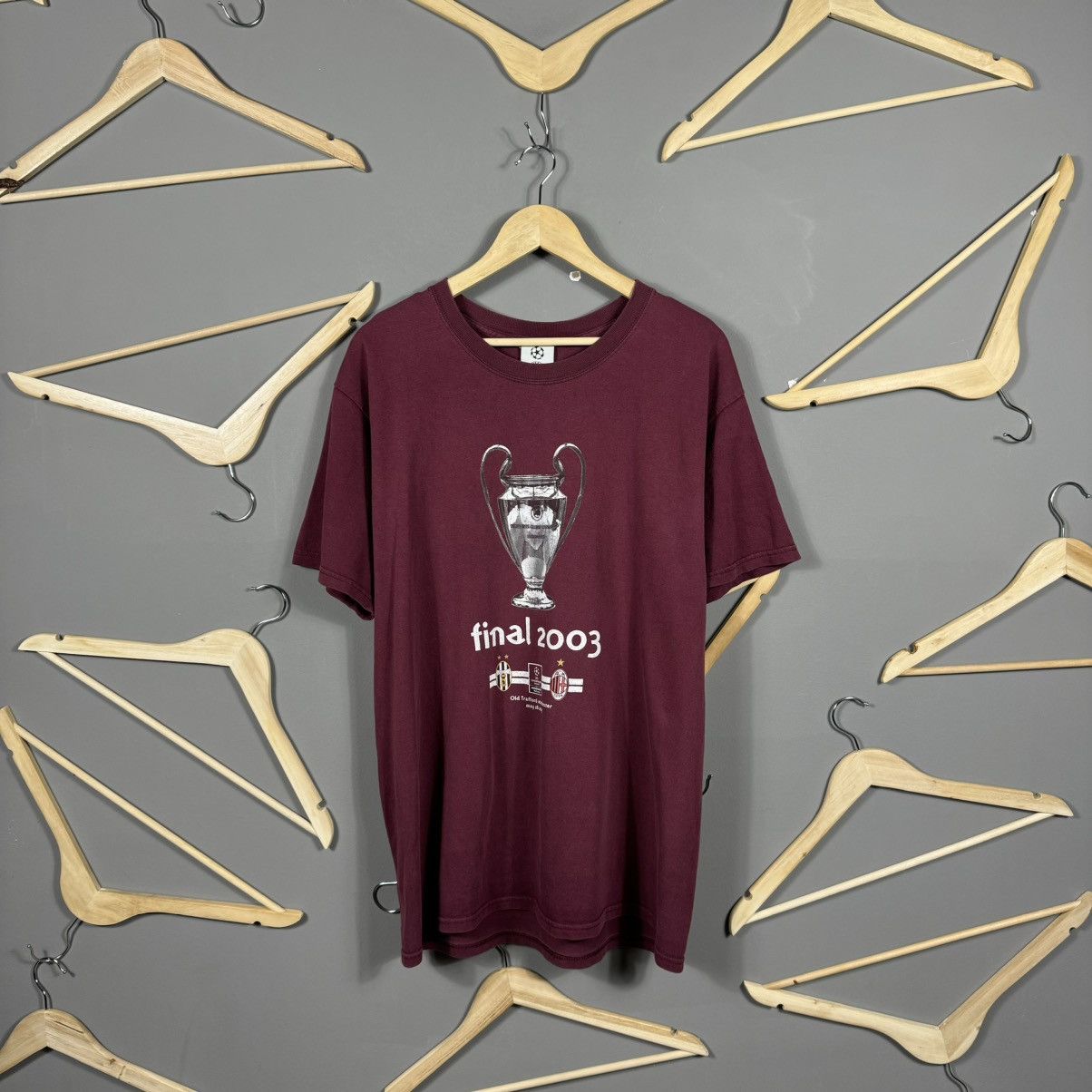 Vintage Vintage 2003 Champions League Final T-Shirt Juventus vs Milan Size US L / EU 52-54 / 3 - 1 Thumbnail