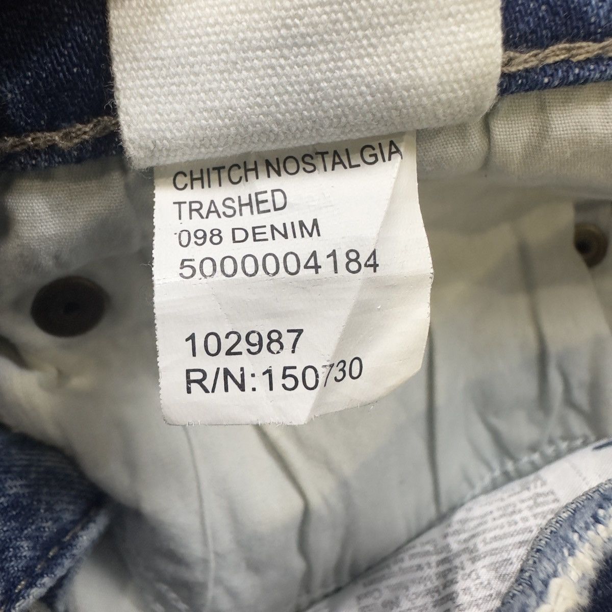 Ksubi Ksubi Chitch Nostalgia Trashed Jeans Size US 33 - 9 Thumbnail