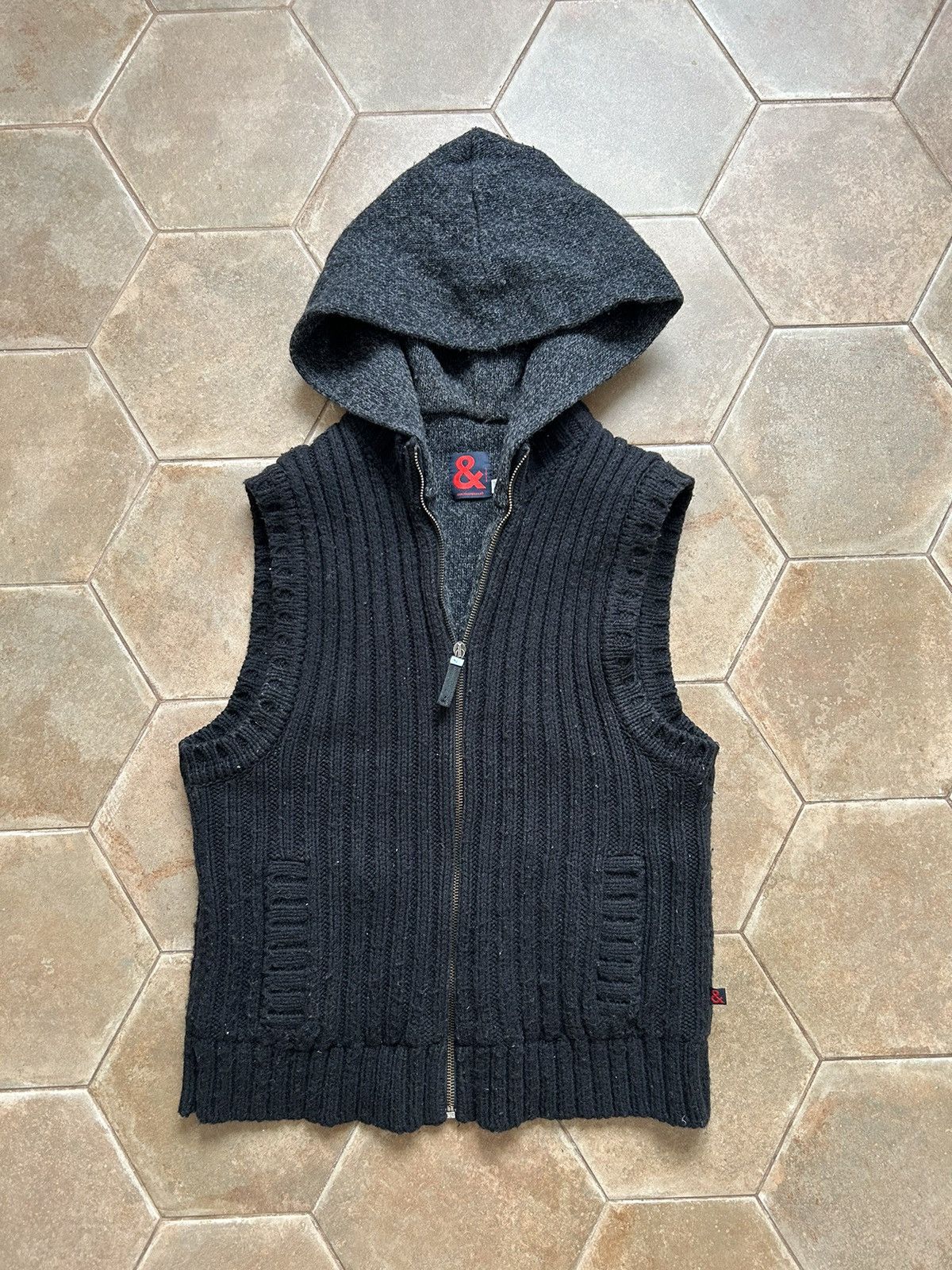 image of Dolce Gabbana Wool Vest Gilet in Black, Women's (Size Medium)