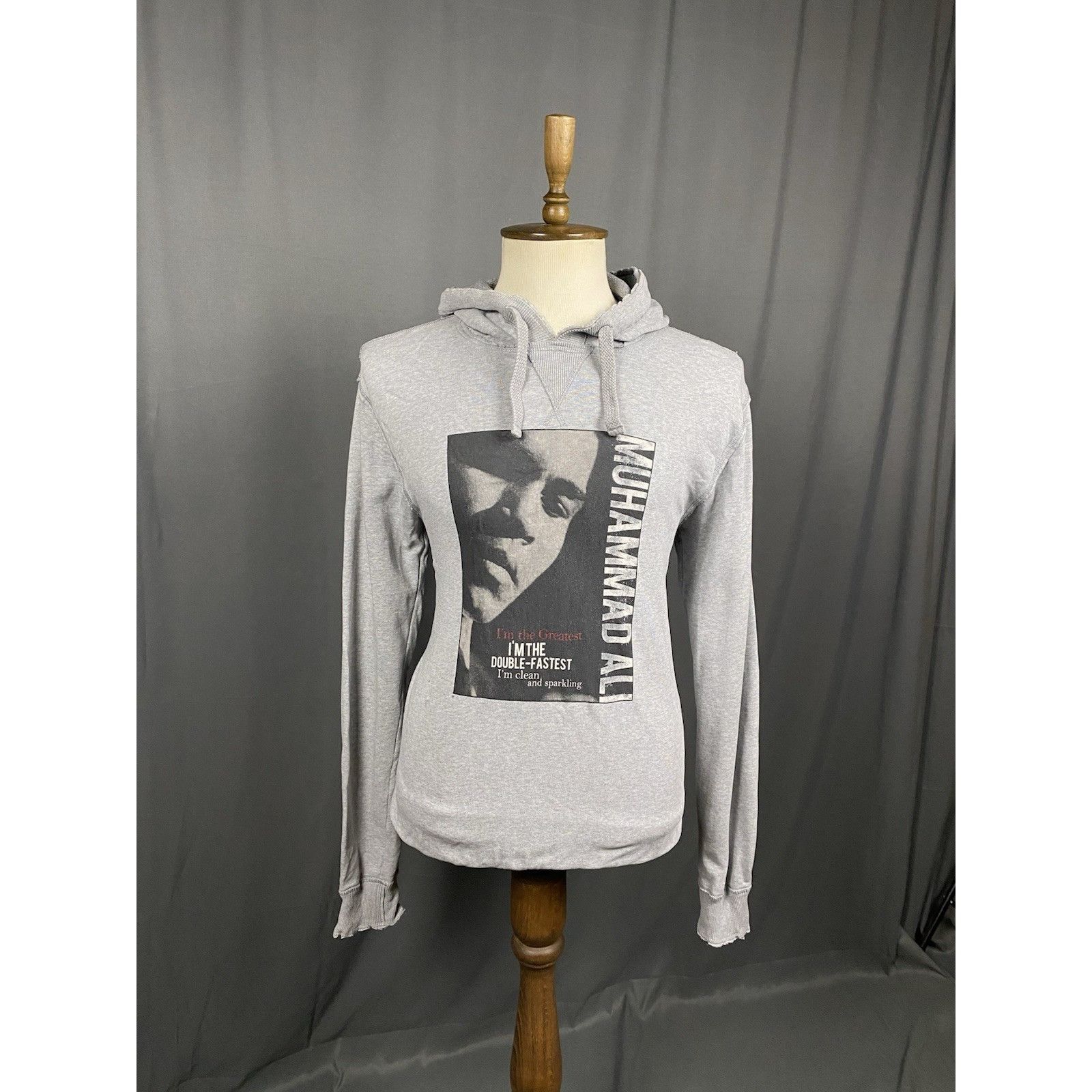 Dolce & Gabbana Dolce&Gabbana Muhammad Ali Men's Gray Hoodie Sweater Size 50 Size US M / EU 48-50 / 2 - 1 Thumbnail