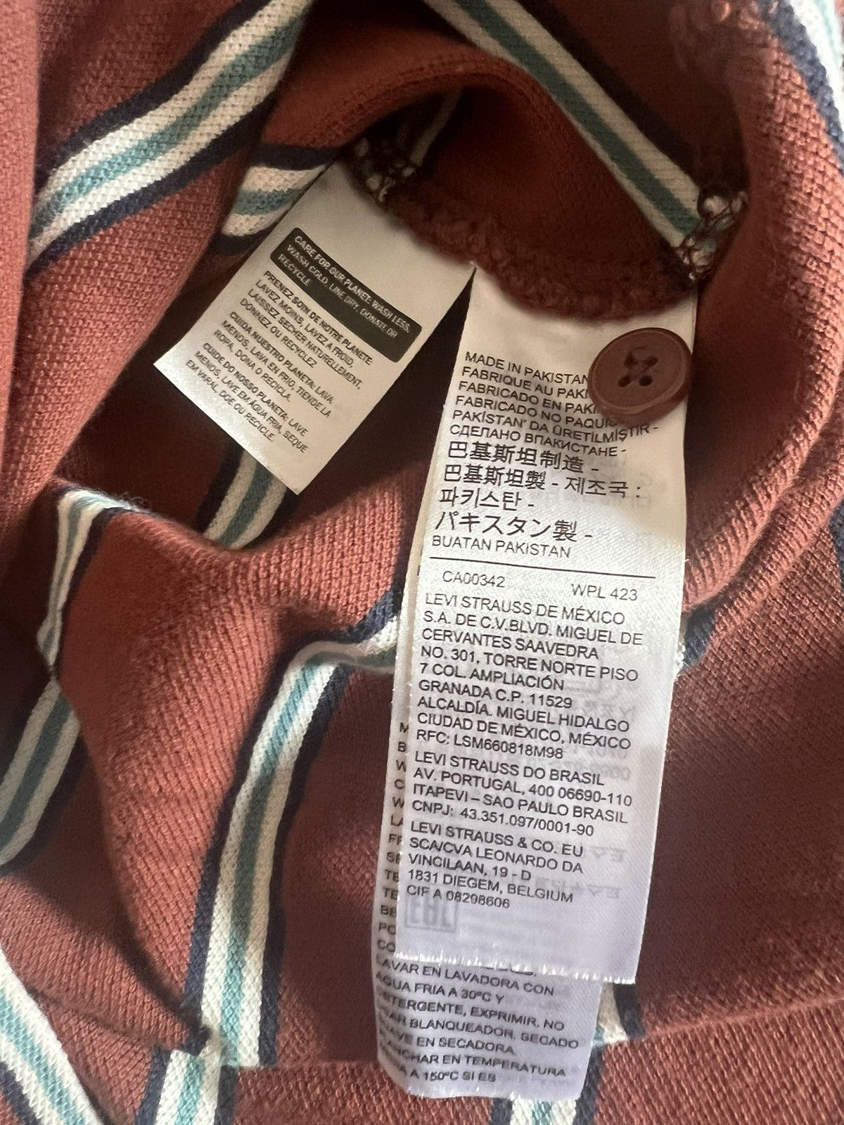 Levi's × Levi's Vintage Clothing Levi’s vintage polo t-shirt Size US L / EU 52-54 / 3 - 3 Thumbnail