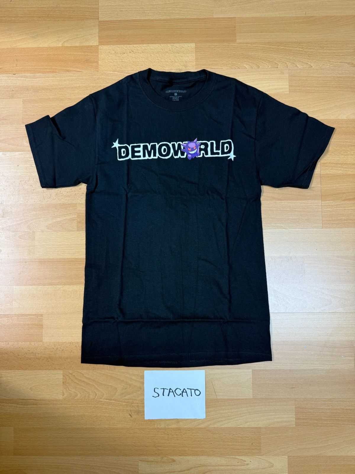 Pokemon × Rap Tees Demo World Gengar Tee Black Small Size US S / EU 44-46 / 1 - 1 Thumbnail