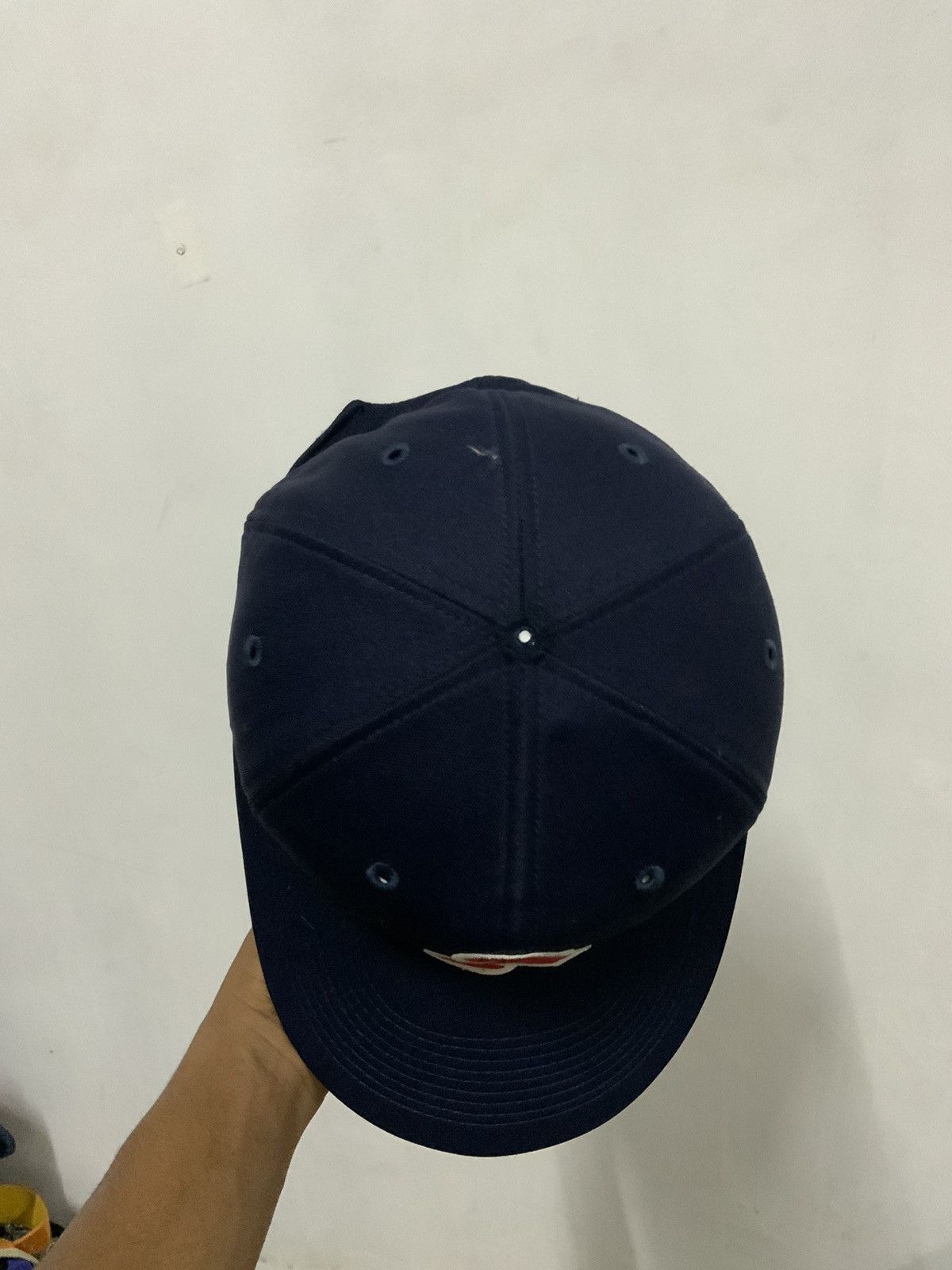 Japanese Brand Reward Indigo Brand Big Logo Hat Size ONE SIZE - 6 Thumbnail