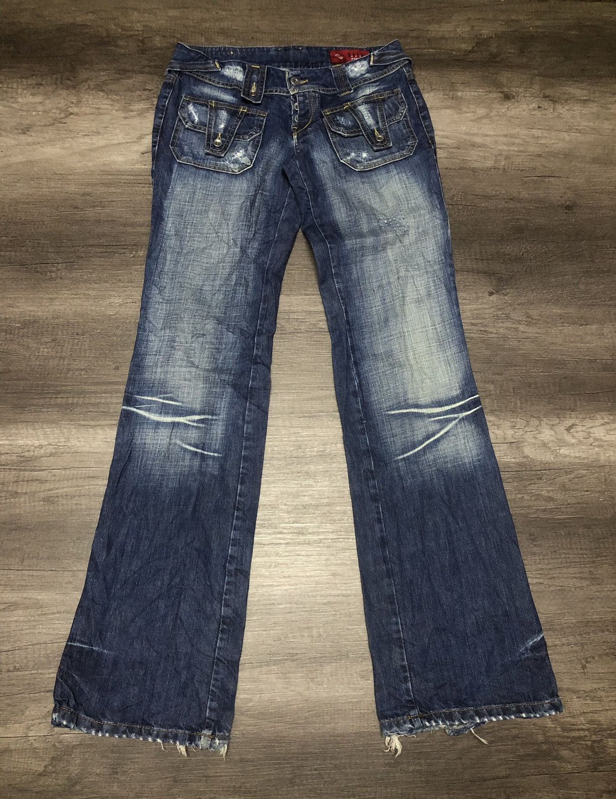 If Six Was Nine × Japanese Brand Trois Filles Jeans Bush Pants Design 3.F.I.J Denim Size 30" / US 8 / IT 44 - 11 Thumbnail