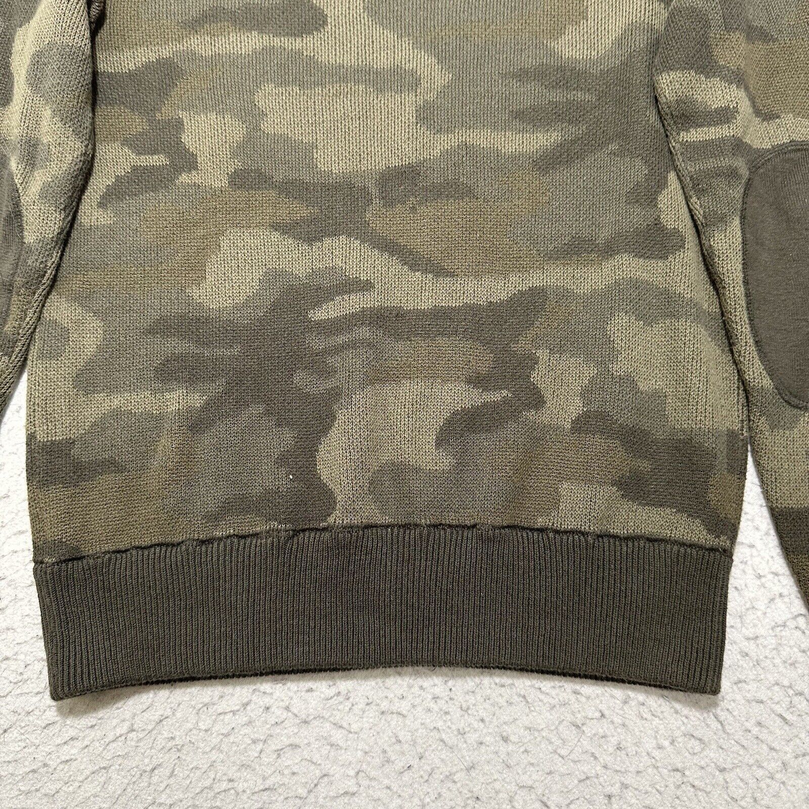 Mossimo Mossimo Small Green Camo Cotton Pullover Tight Knit Sweater Size US S / EU 44-46 / 1 - 12 Thumbnail