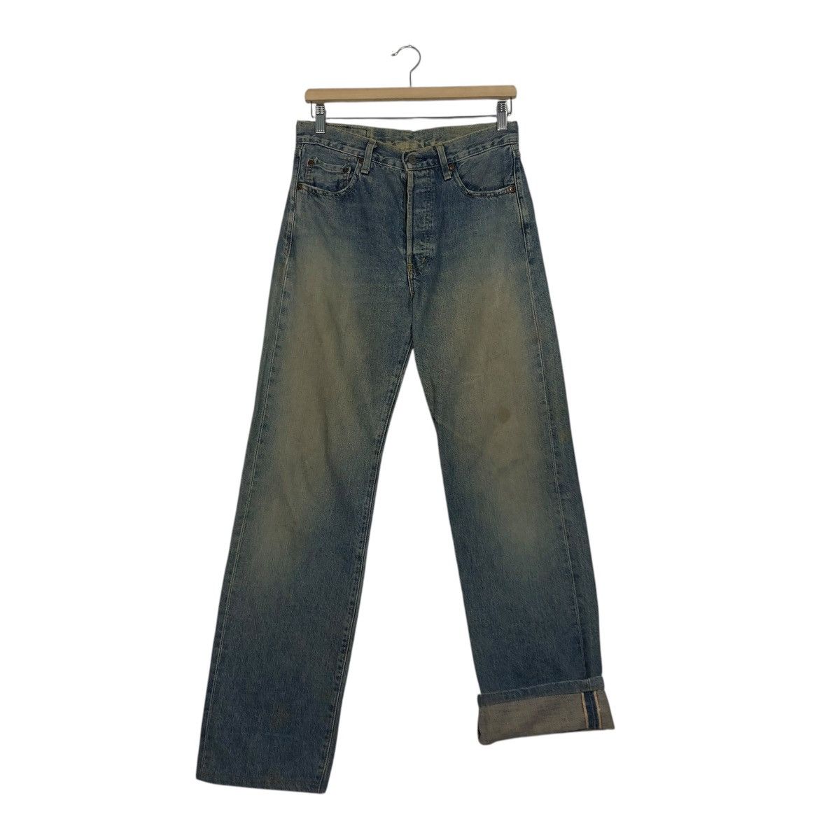 Levi's 🔥VINTAGE REPRODUCTION LEVI’S BIG E REDLINE JEANS LOT 503B Size US 28 / EU 44 - 15 Thumbnail