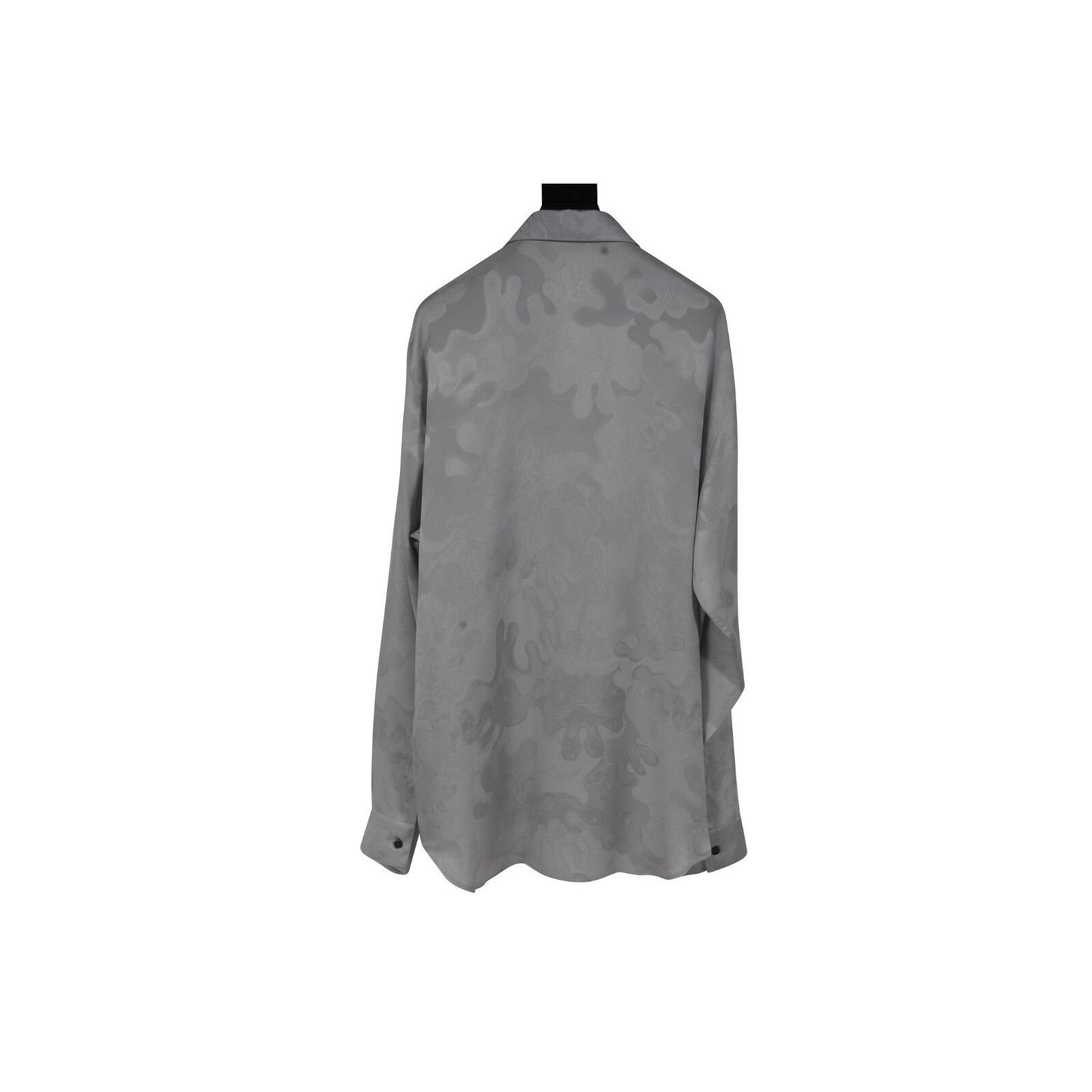 Dior Silver Camo Button Down Shirt 43/17 Size US L / EU 52-54 / 3 - 2 Thumbnail