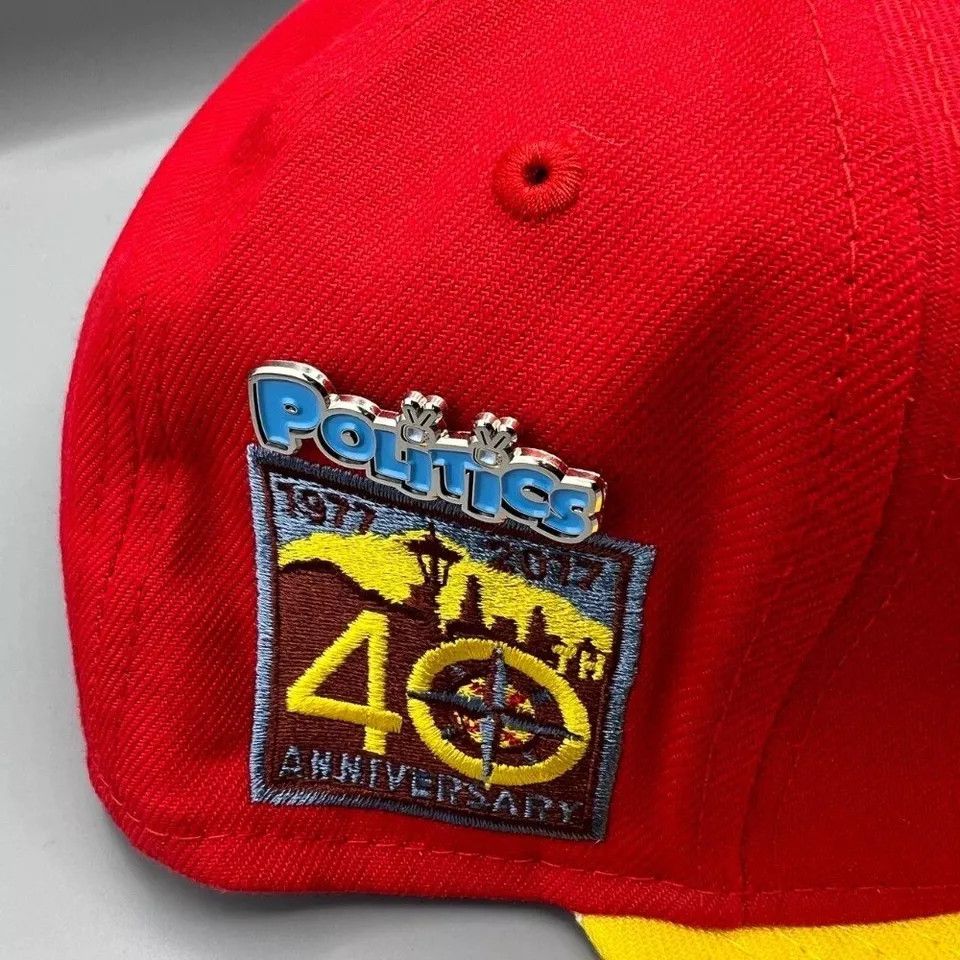 New Era Seattle Mariners Hat Men 7 5/8 Red Superman Fitted Cap Size ONE SIZE - 4 Thumbnail