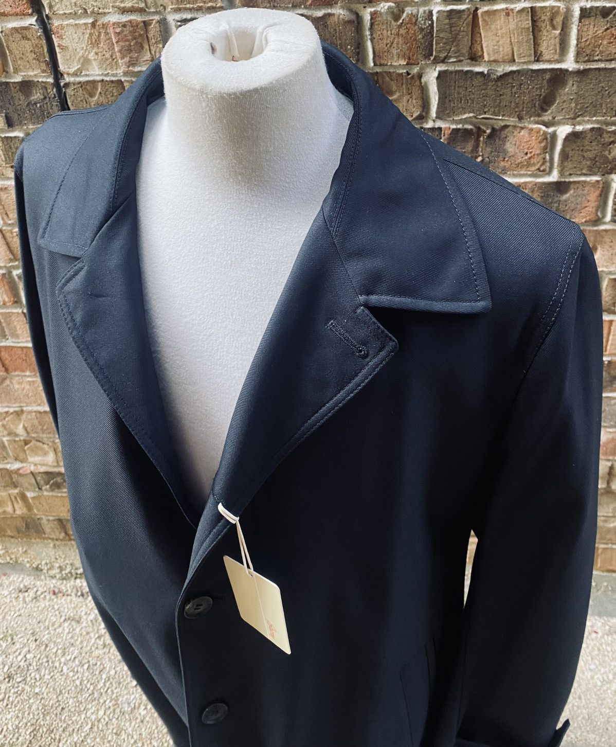 Brioni Brioni 🇮🇹 black storm system wool bond belted topcoat L NEW Size US L / EU 52-54 / 3 - 5 Thumbnail