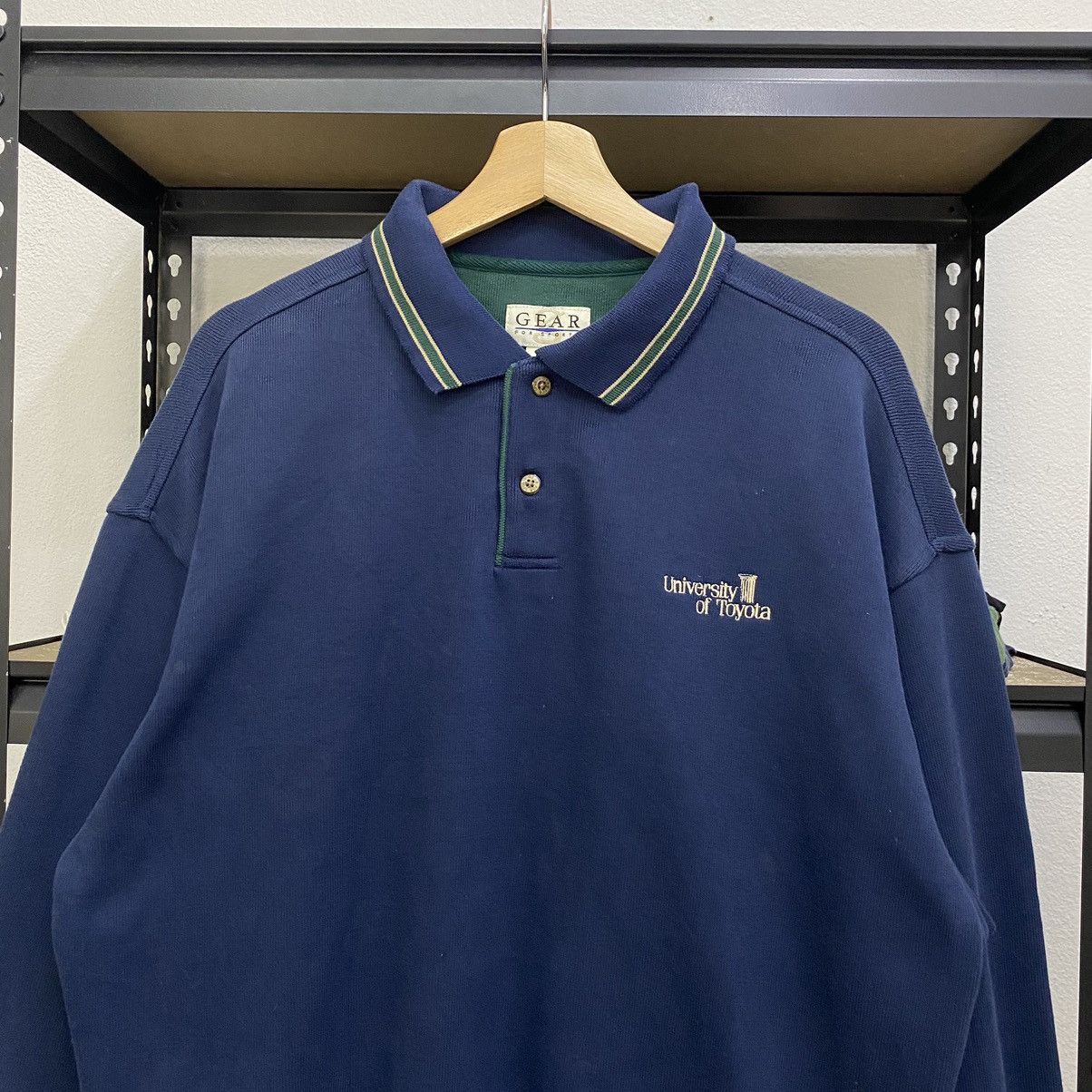 Gear for Sports × Vintage Vintage University Of Toyota Gear Of Sport Sweatshirt Button Size US L / EU 52-54 / 3 - 2 Thumbnail