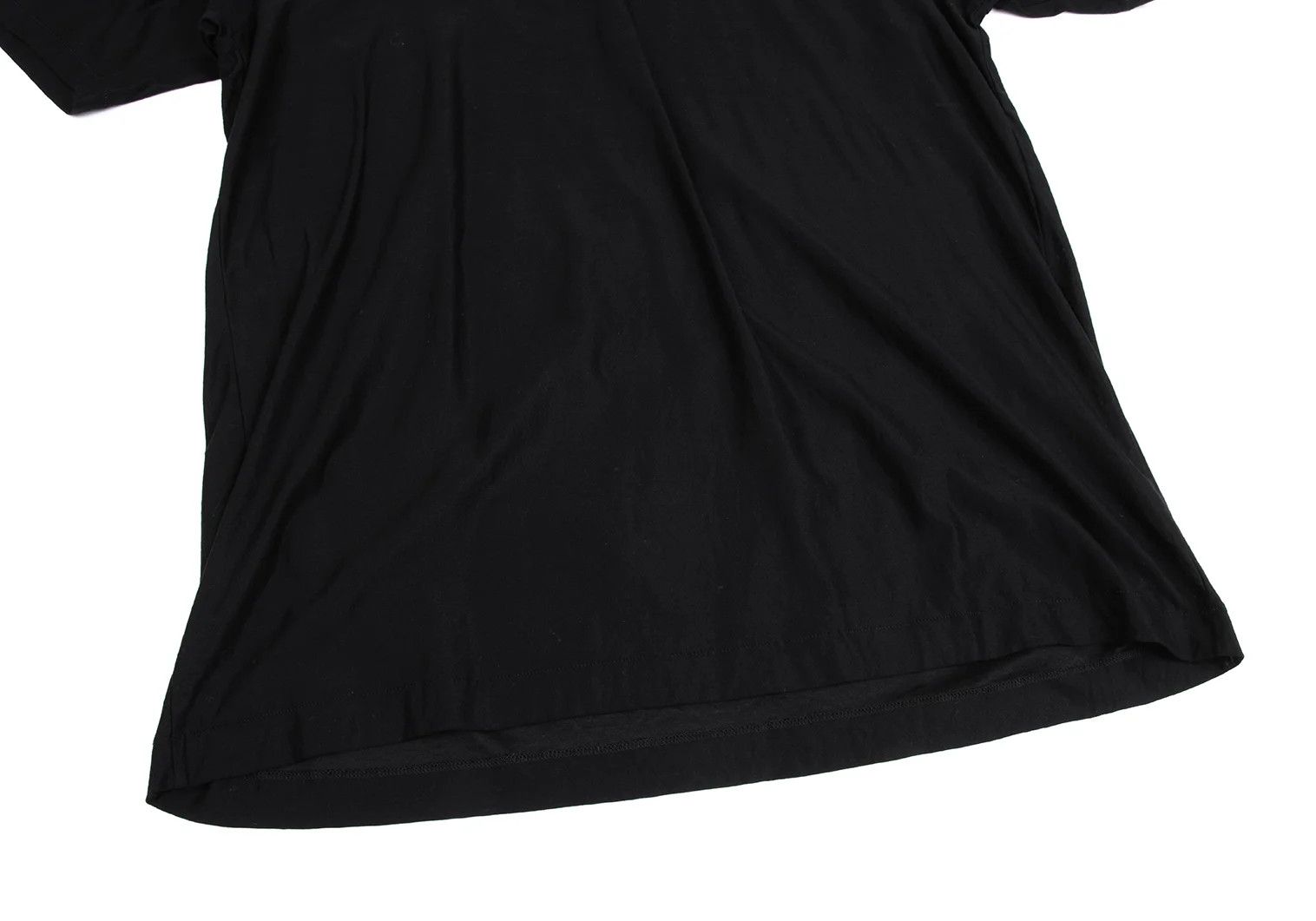 Yohji Yamamoto Yohji Yamamoto Glossy Collar T-Shirt Black M Size US M / EU 48-50 / 2 - 4 Thumbnail