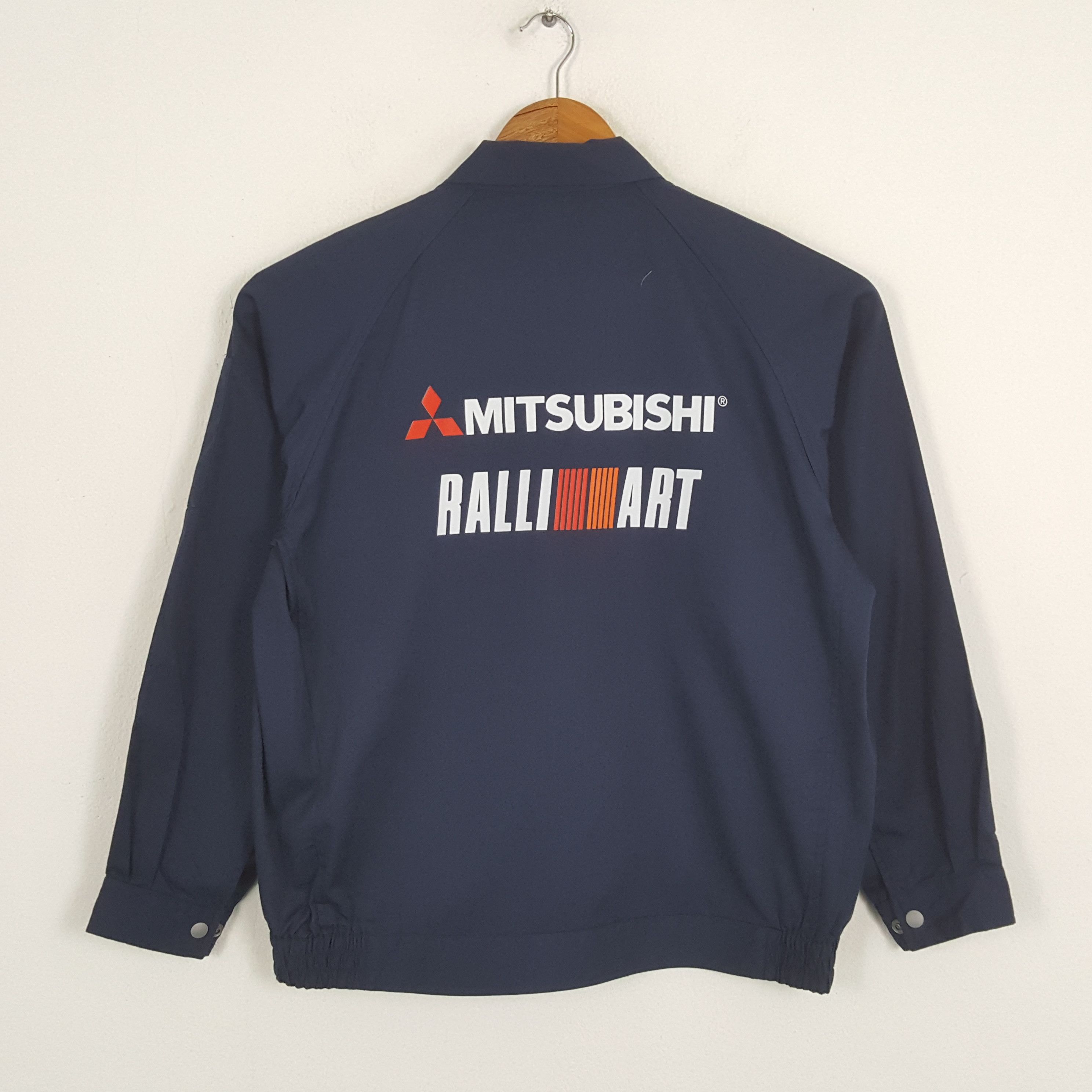 Japanese Brand × Vintage Vintage MITSUBISHI RALLI ART Japanese Racing Custom Jacket Size US XL / EU 56 / 4 - 1 Thumbnail
