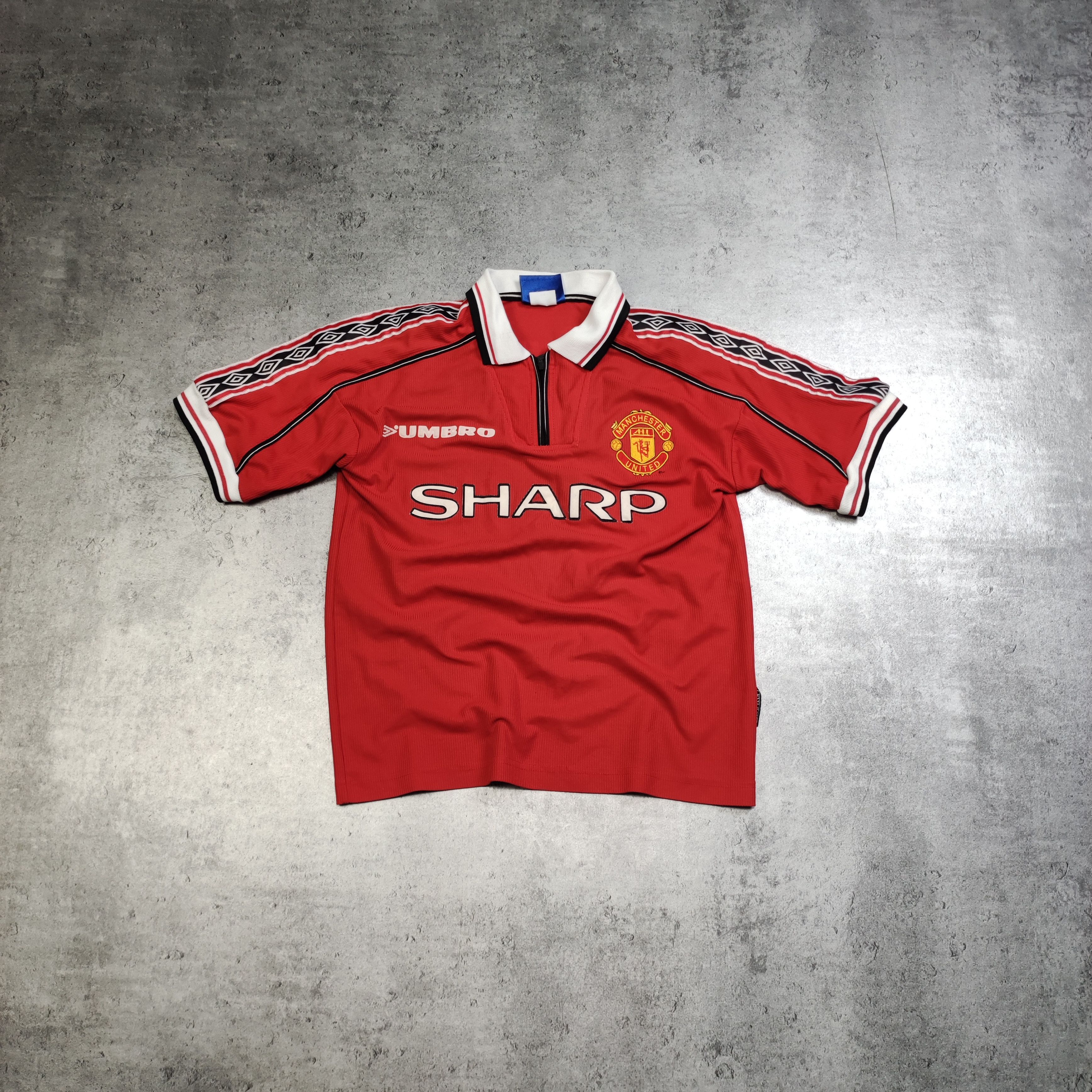 Vintage RARE 1998 Vintage #7 Beckham Manchester United Jersey Size US XXS / EU 40 - 2 Thumbnail