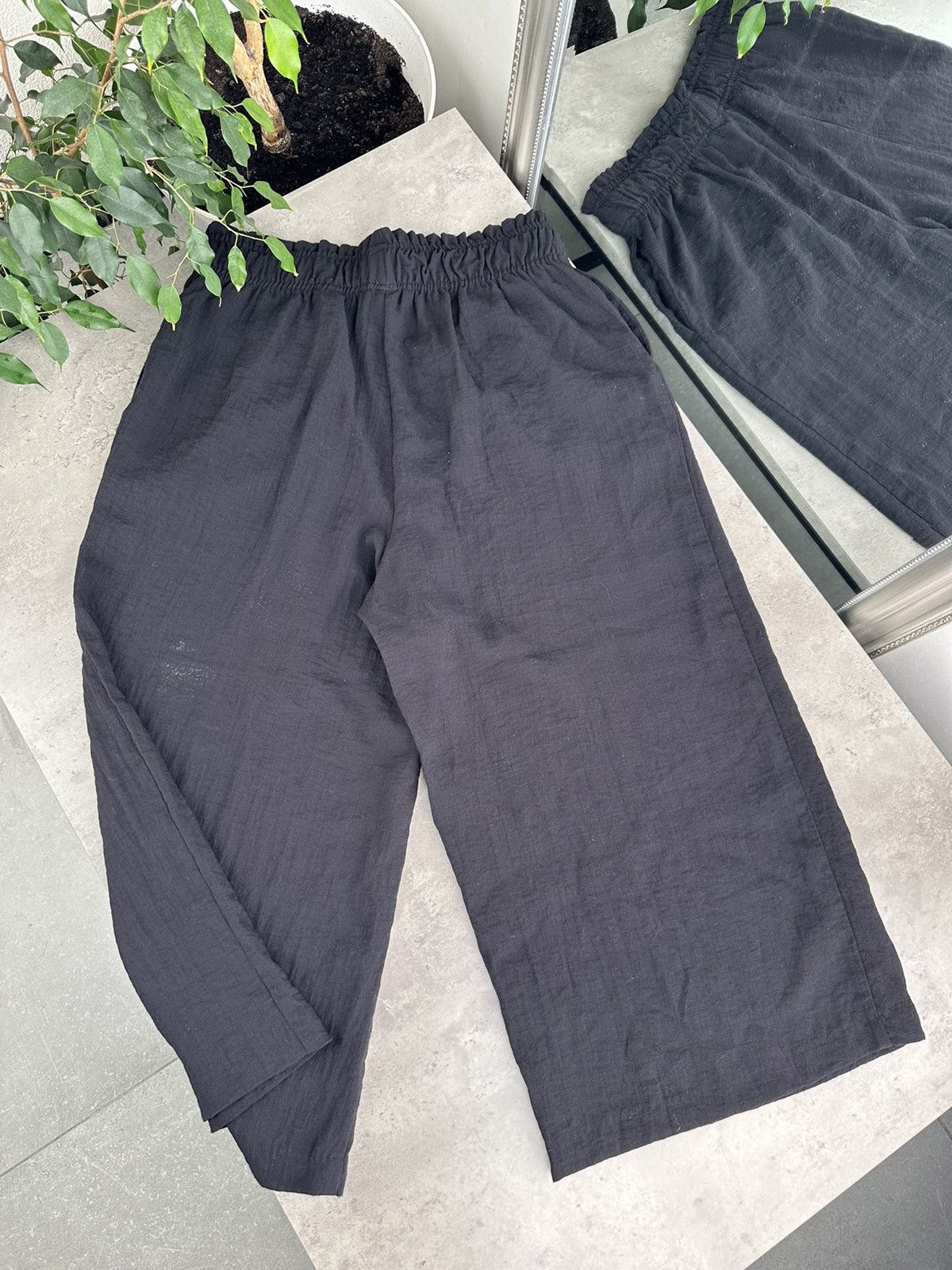 Japanese Brand Vintage Cropped Wide Pants Size US 32 / EU 48 - 8 Thumbnail