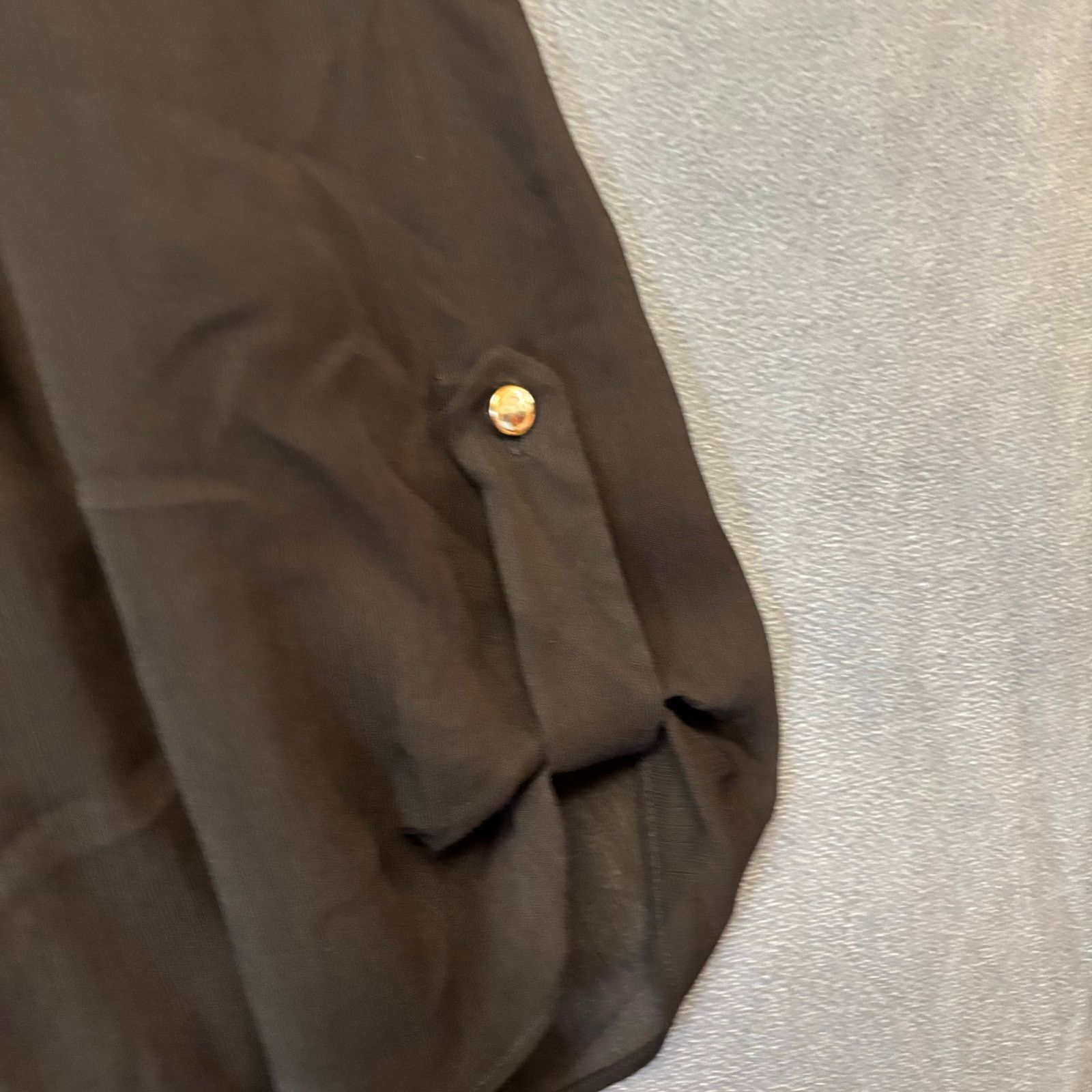 Other Roz & Ali Sheer Blouse Witch Goth Cocktail Office 3/4 Sleeve Size XL / US 12-14 / IT 48-50 - 11 Thumbnail