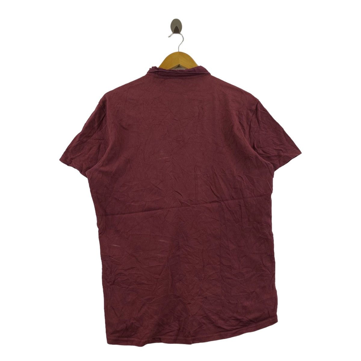 Emporio Armani EMPORIO ARMANI JEANS Italian Brand Burgundy Button Up Shirt Size US XL / EU 56 / 4 - 3 Thumbnail