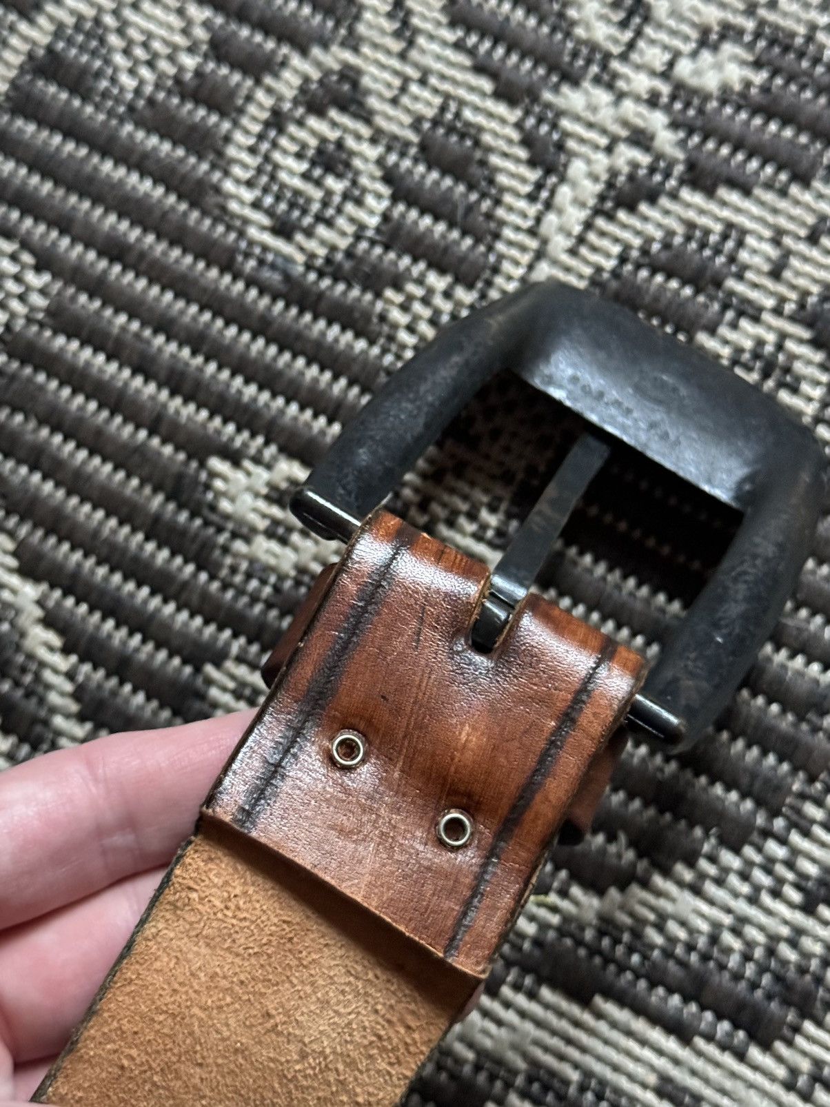 Genuine Leather Vintage 90’s Jopar Valencia y2k Genuine Leather Cowboy Belt Size ONE SIZE - 6 Thumbnail