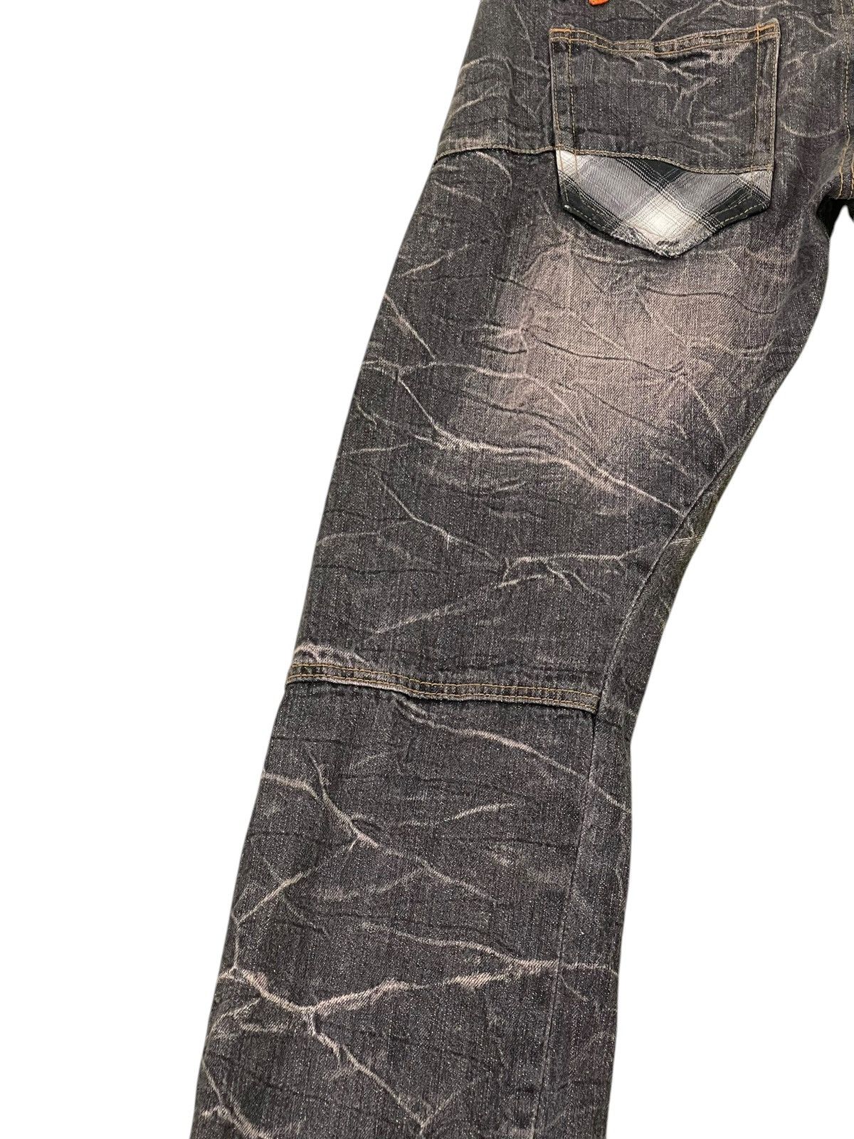 Japanese Brand Double Waist Jeans Barcedos Mud Washed Slim 9🟦 Size US 30 / EU 46 - 13 Thumbnail