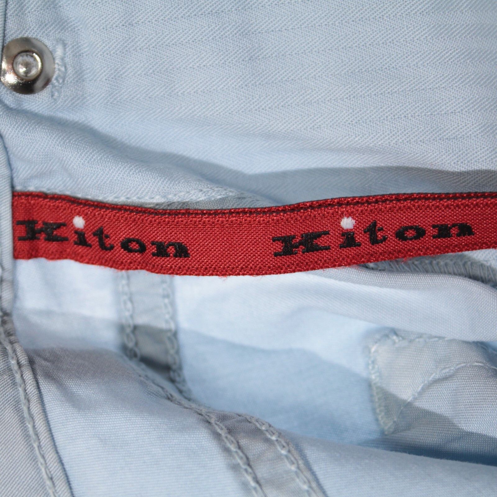 Kiton Kiton New with tags Chinos Size 30 US In Blue Size US 30 / EU 46 - 7 Thumbnail