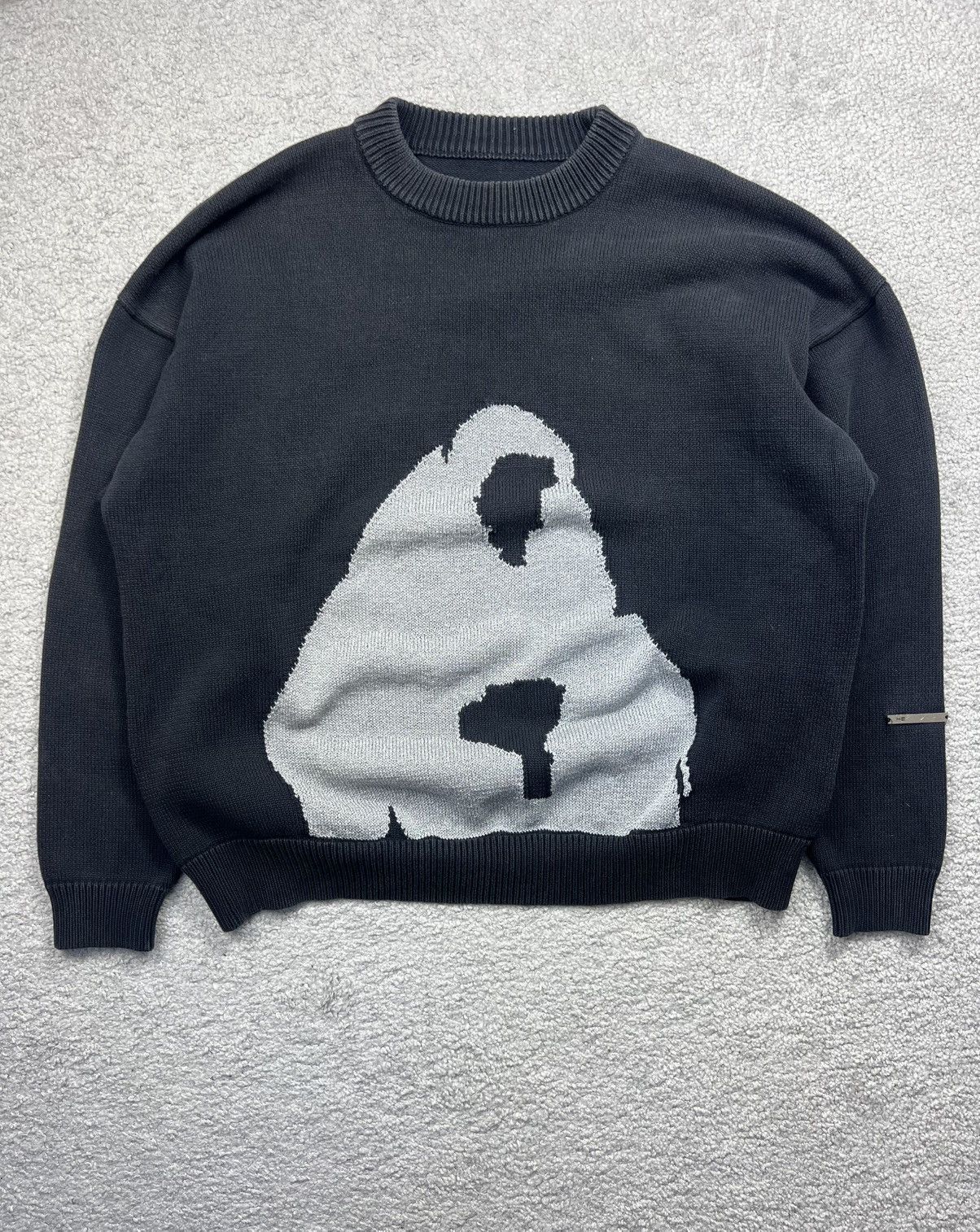 Heliot Emil Heliot Emil Reflective Knit Silhouette Oversized Sweater Size US M / EU 48-50 / 2 - 3 Thumbnail