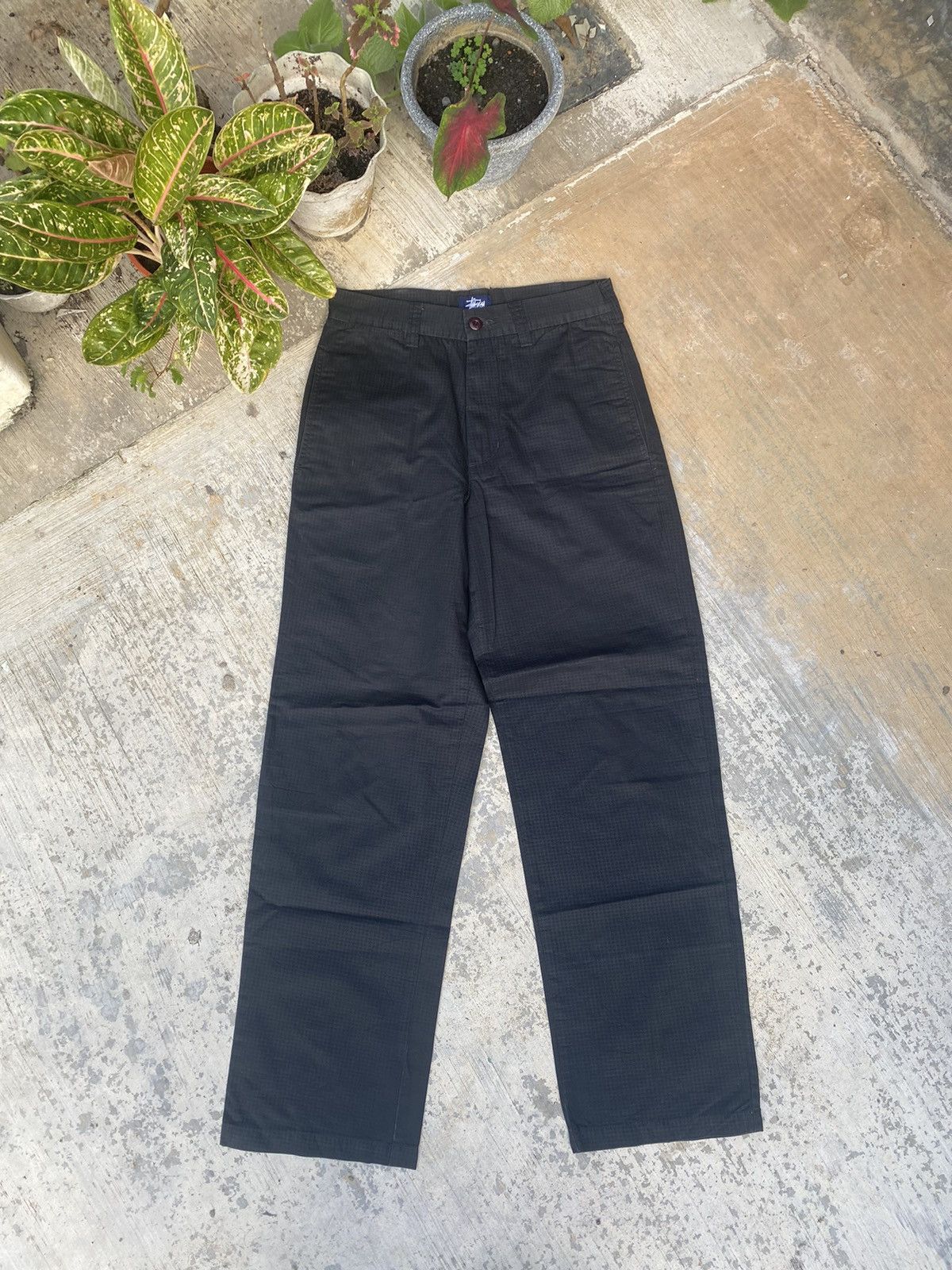 Stussy Stussy Houndstooth trouser pants Size US 29 - 1 Thumbnail
