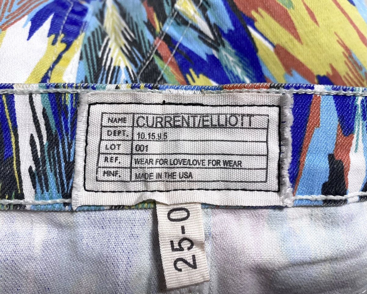 Current/Elliot Current/Elliott Full Printed Multicolour Arrow Stretch Jeans Size 25" / US 0 / IT 36 - 18 Thumbnail