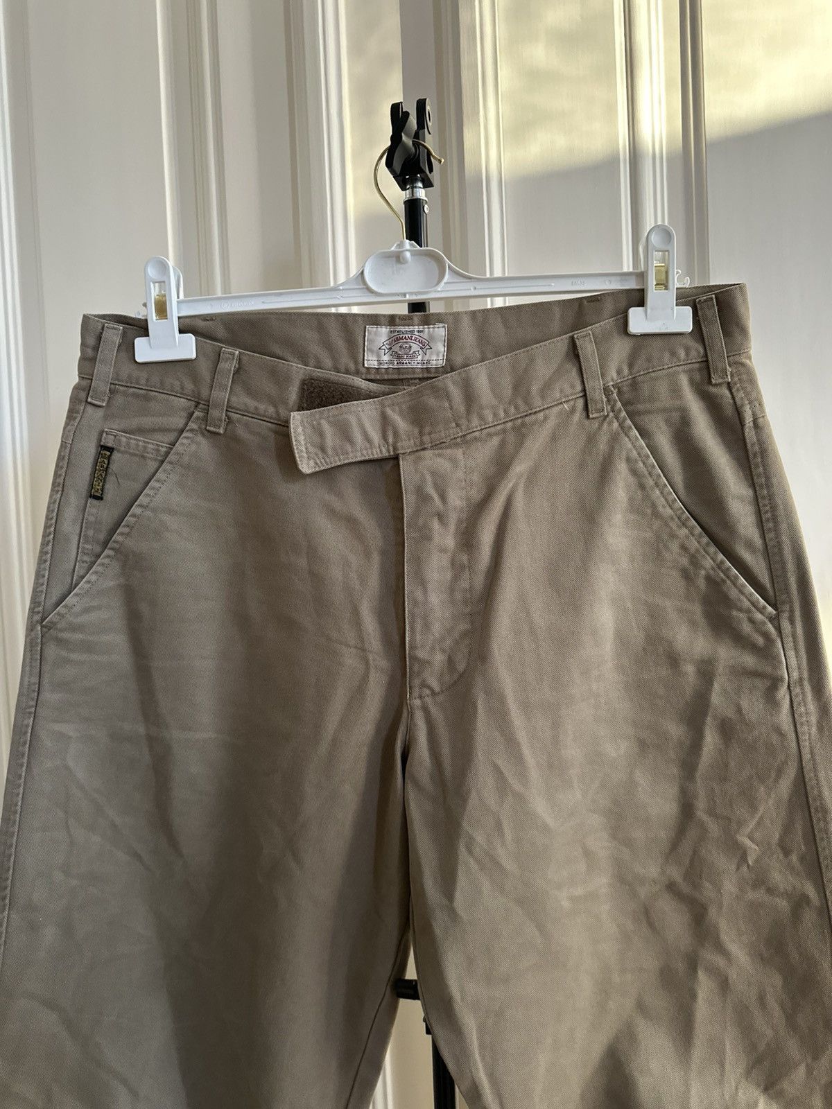 Armani Emporio Armani Rare Jeans Double Knee Military Army Pants Size US 36 / EU 52 - 1 Thumbnail